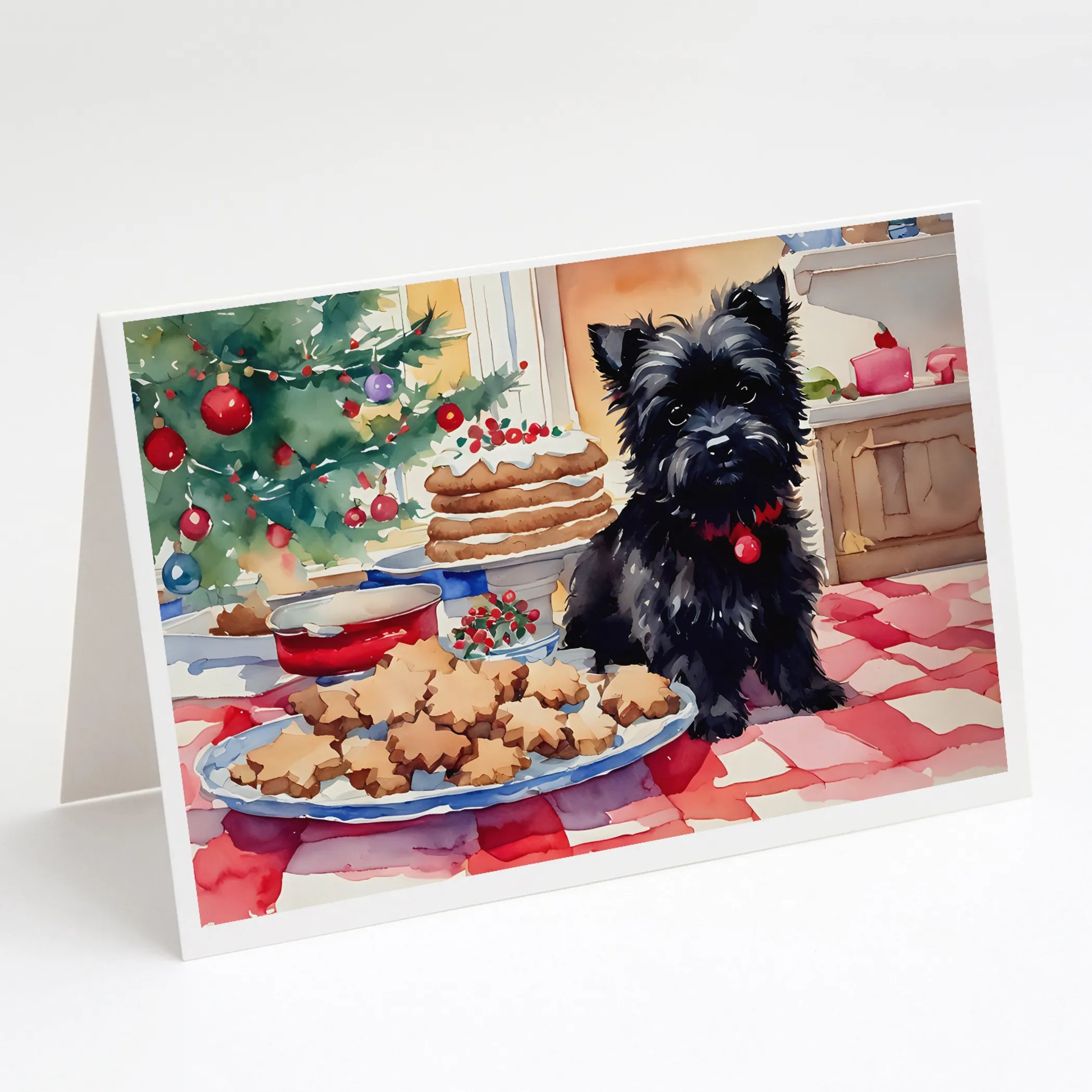 Christmas Cookies Greeting Cards  - Size: 5X7 | Pack Of: 8 | Collection name: Christmas cookies