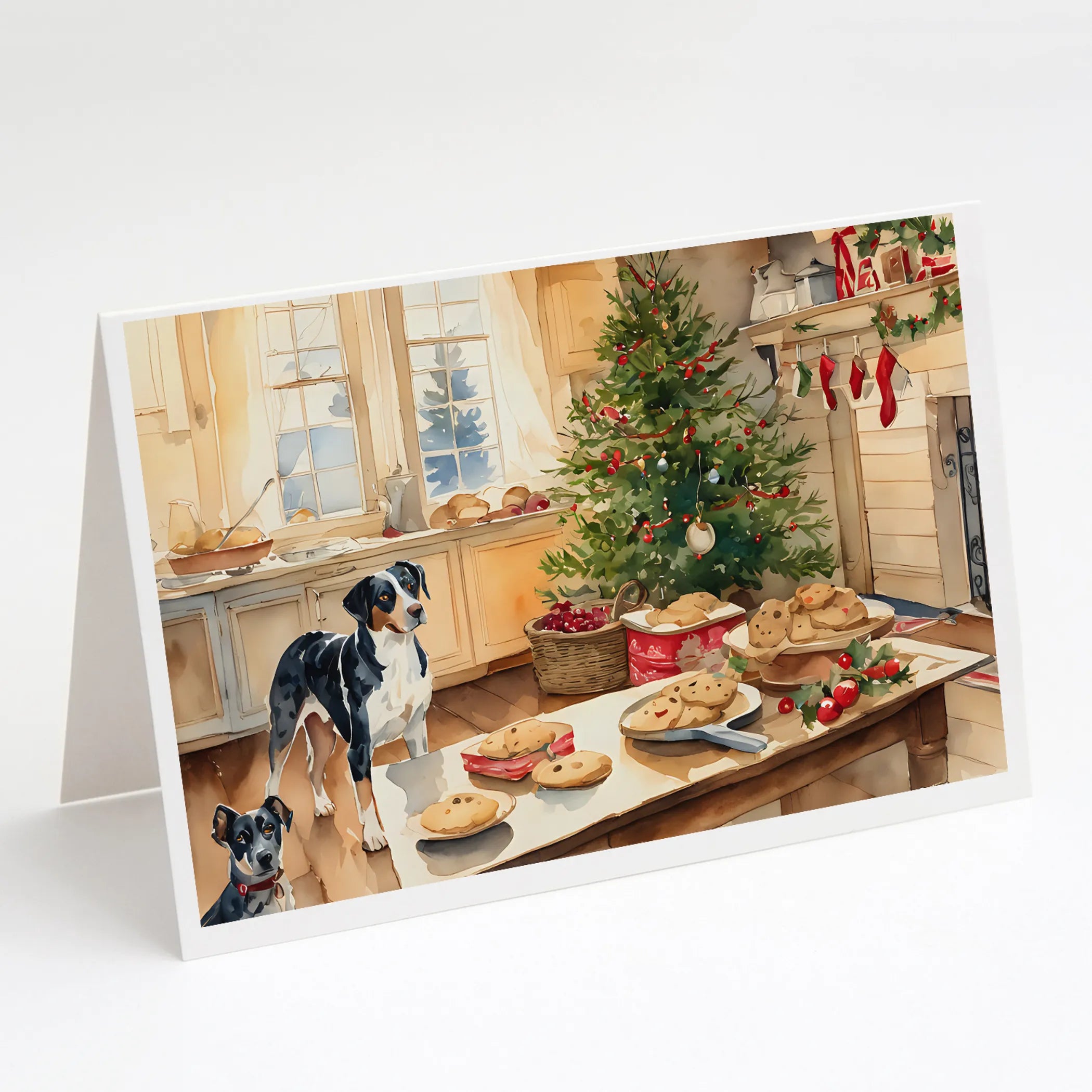 Christmas Cookies Greeting Cards  - Size: 5X7 | Pack Of: 8 | Collection name: Christmas cookies