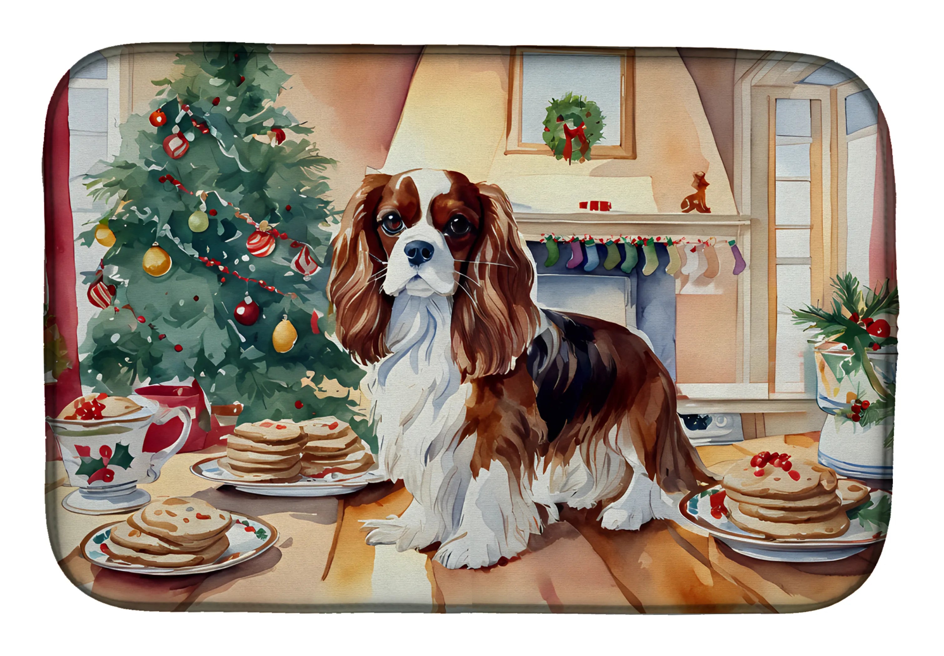Christmas Cookies Dish Drying Mat - Size: 14  X 21" | Pack Of: 1 | Collection name: Christmas cookies