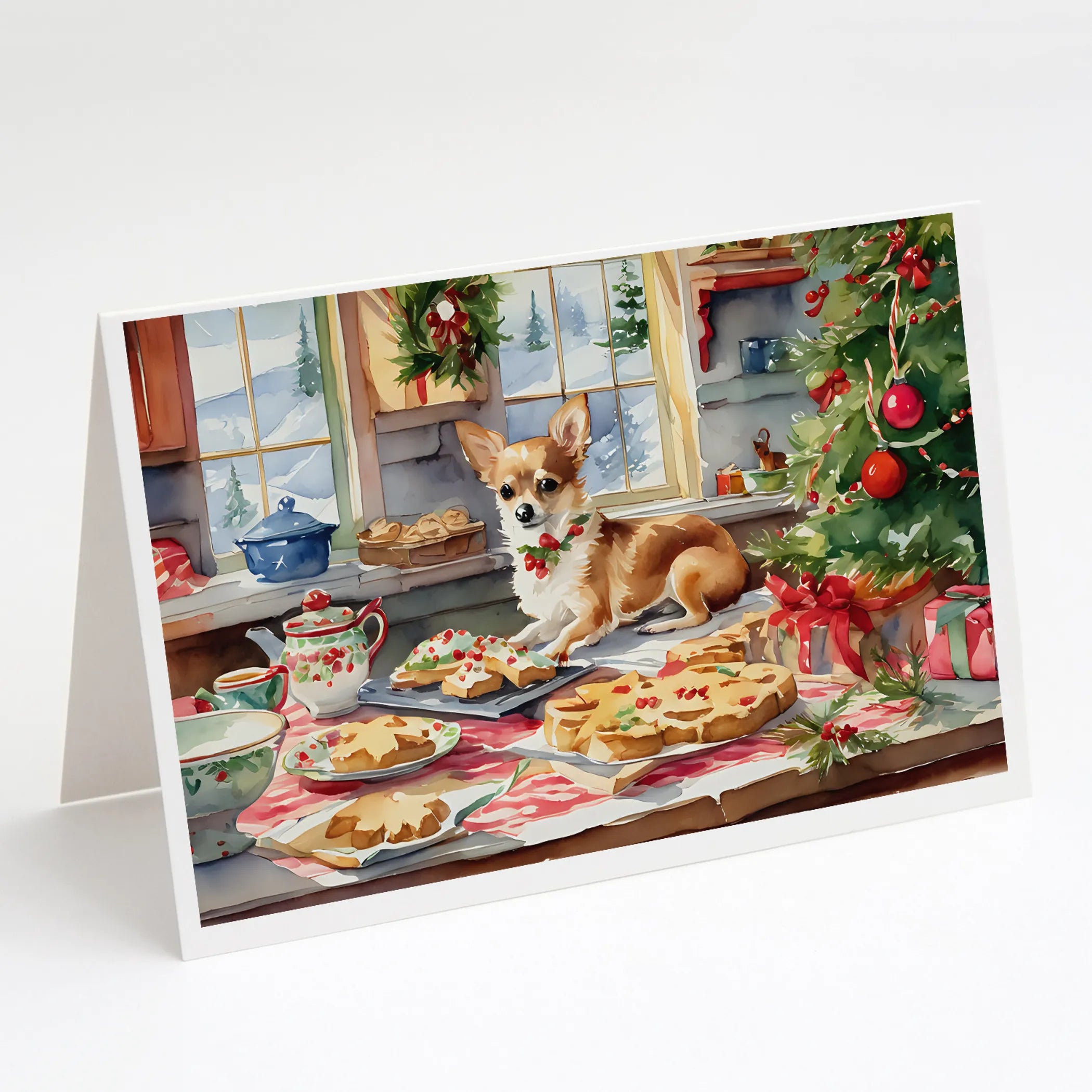 Christmas Cookies Greeting Cards  - Size: 5X7 | Pack Of: 8 | Collection name: Christmas cookies