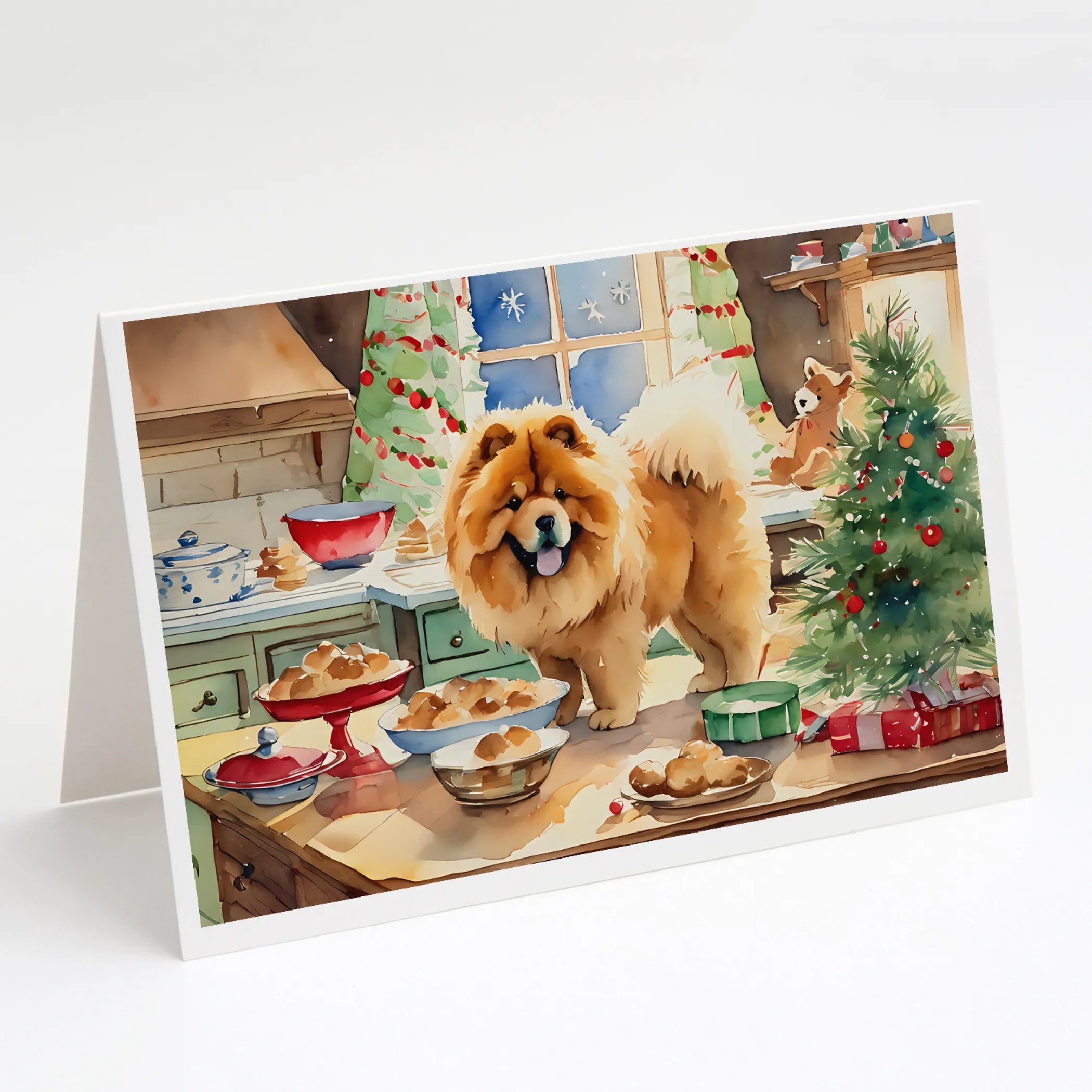 Christmas Cookies Greeting Cards  - Size: 5X7 | Pack Of: 8 | Collection name: Christmas cookies
