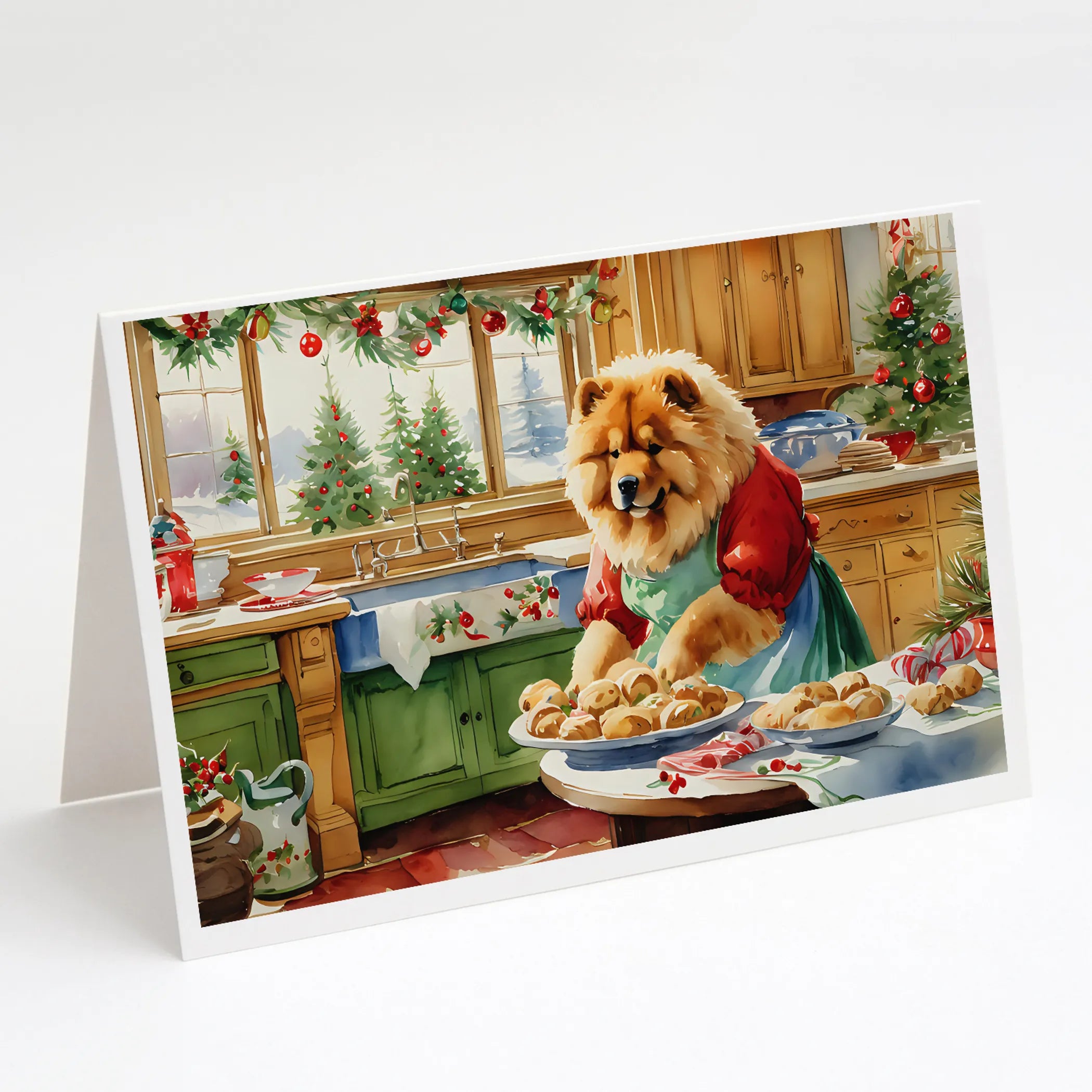 Christmas Cookies Greeting Cards  - Size: 5X7 | Pack Of: 8 | Collection name: Christmas cookies