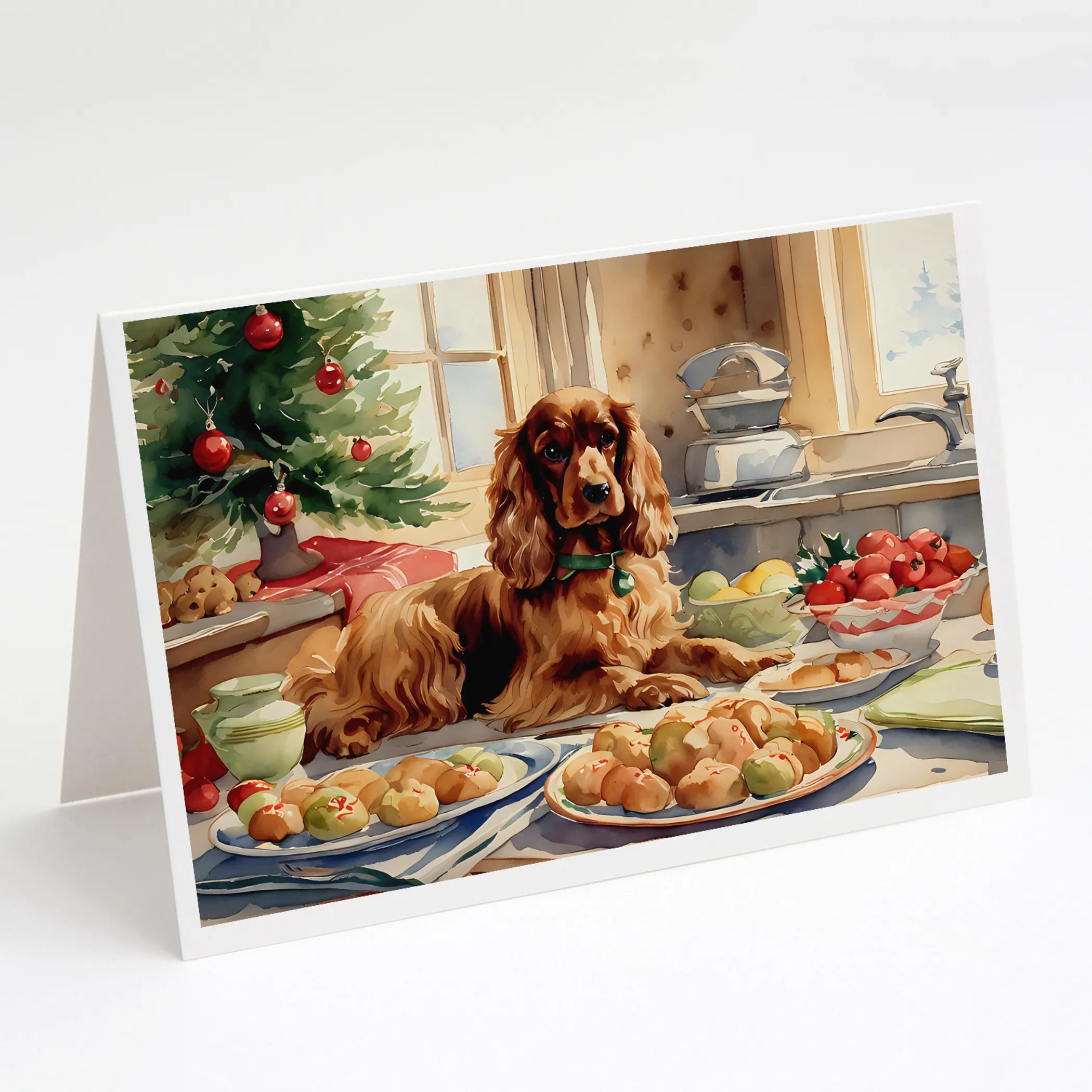 Christmas Cookies Greeting Cards  - Size: 5X7 | Pack Of: 8 | Collection name: Christmas cookies