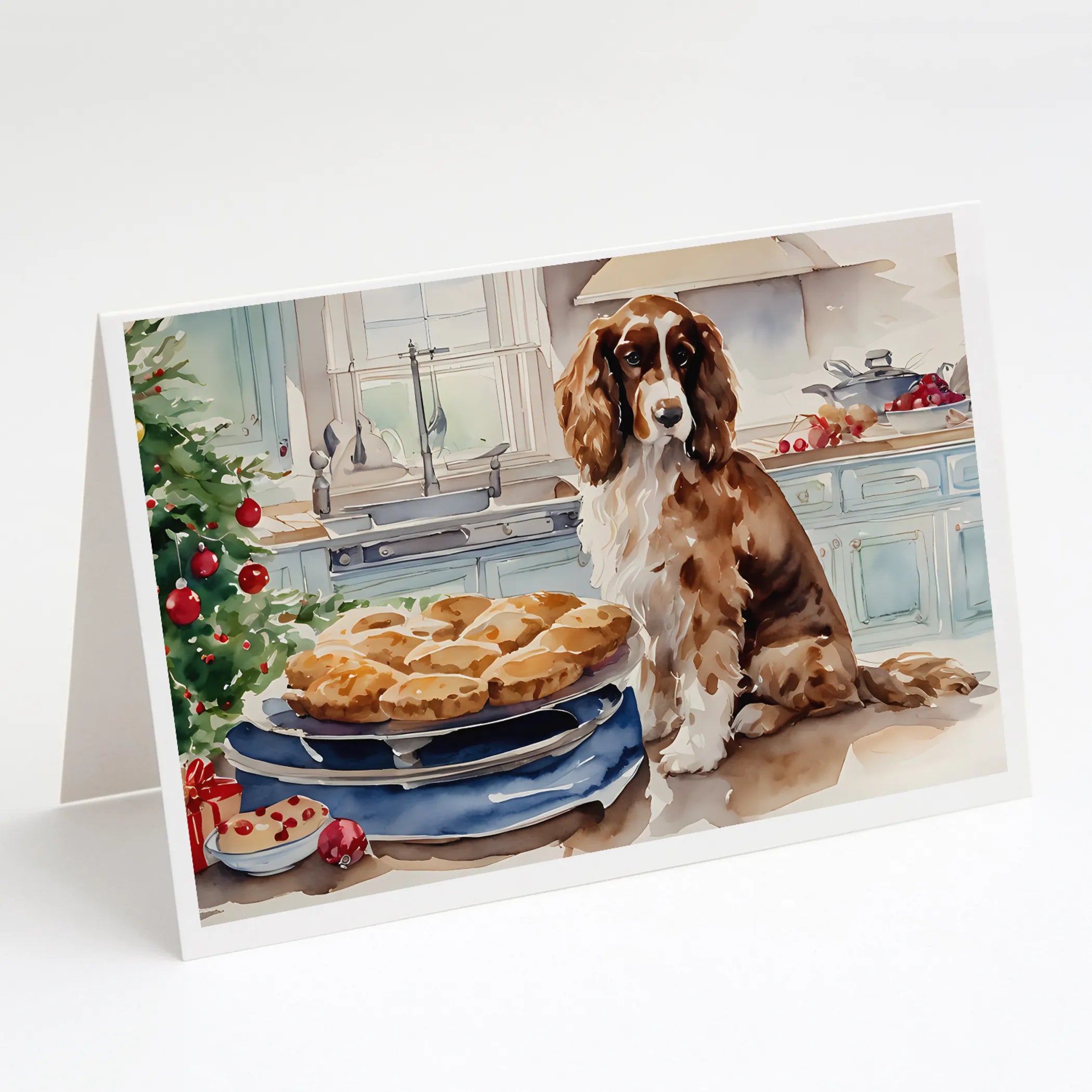 Christmas Cookies Greeting Cards  - Size: 5X7 | Pack Of: 8 | Collection name: Christmas cookies