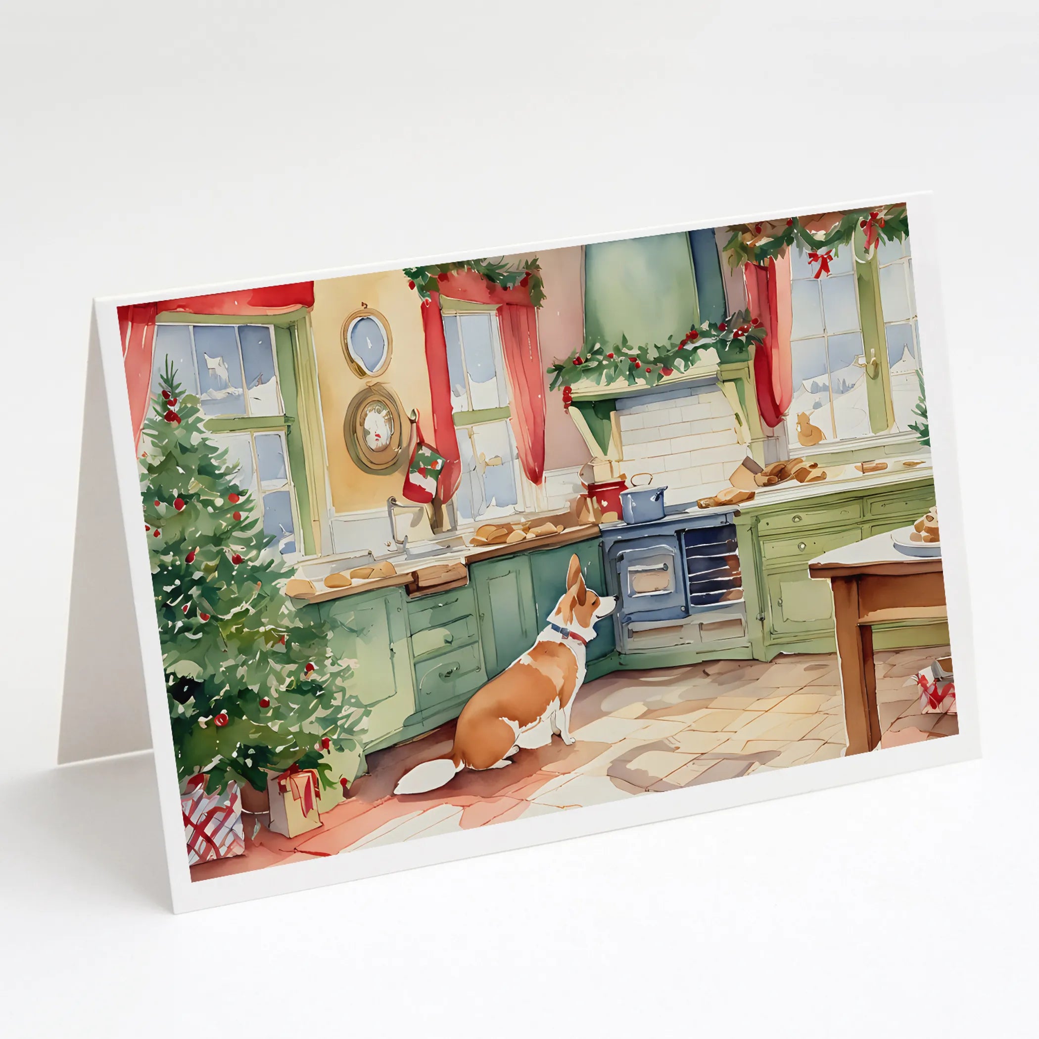 Christmas Cookies Greeting Cards  - Size: 5X7 | Pack Of: 8 | Collection name: Christmas cookies