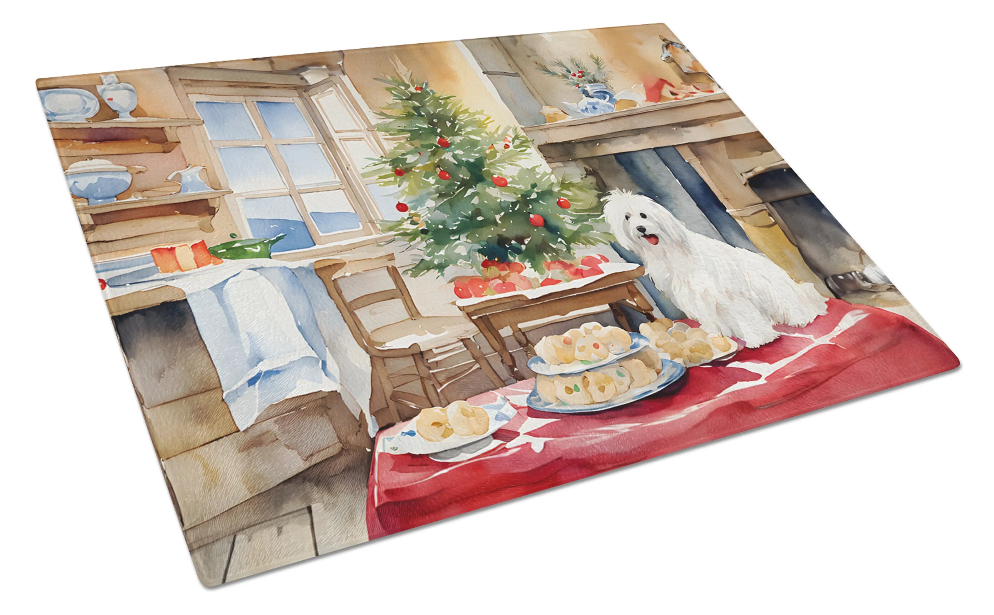 Christmas Cookies Glass Cutting Board - Size: LARGE | Pack Of: 1 | Collection name: Christmas cookies