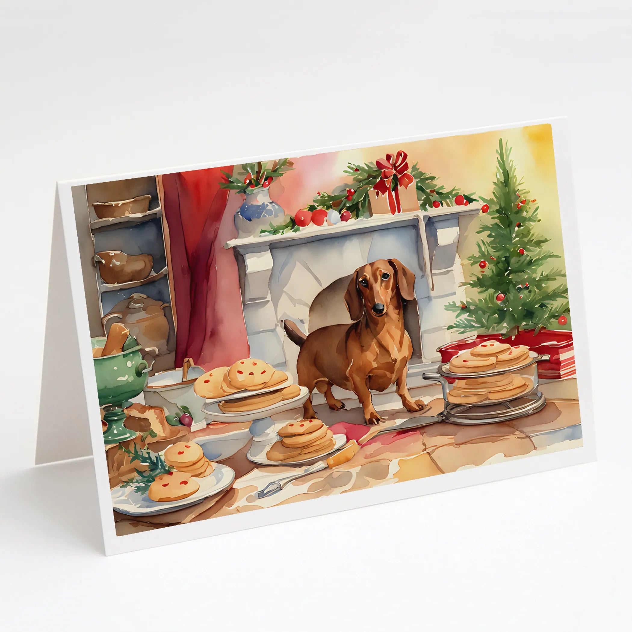 Christmas Cookies Greeting Cards  - Size: 5X7 | Pack Of: 8 | Collection name: Christmas cookies