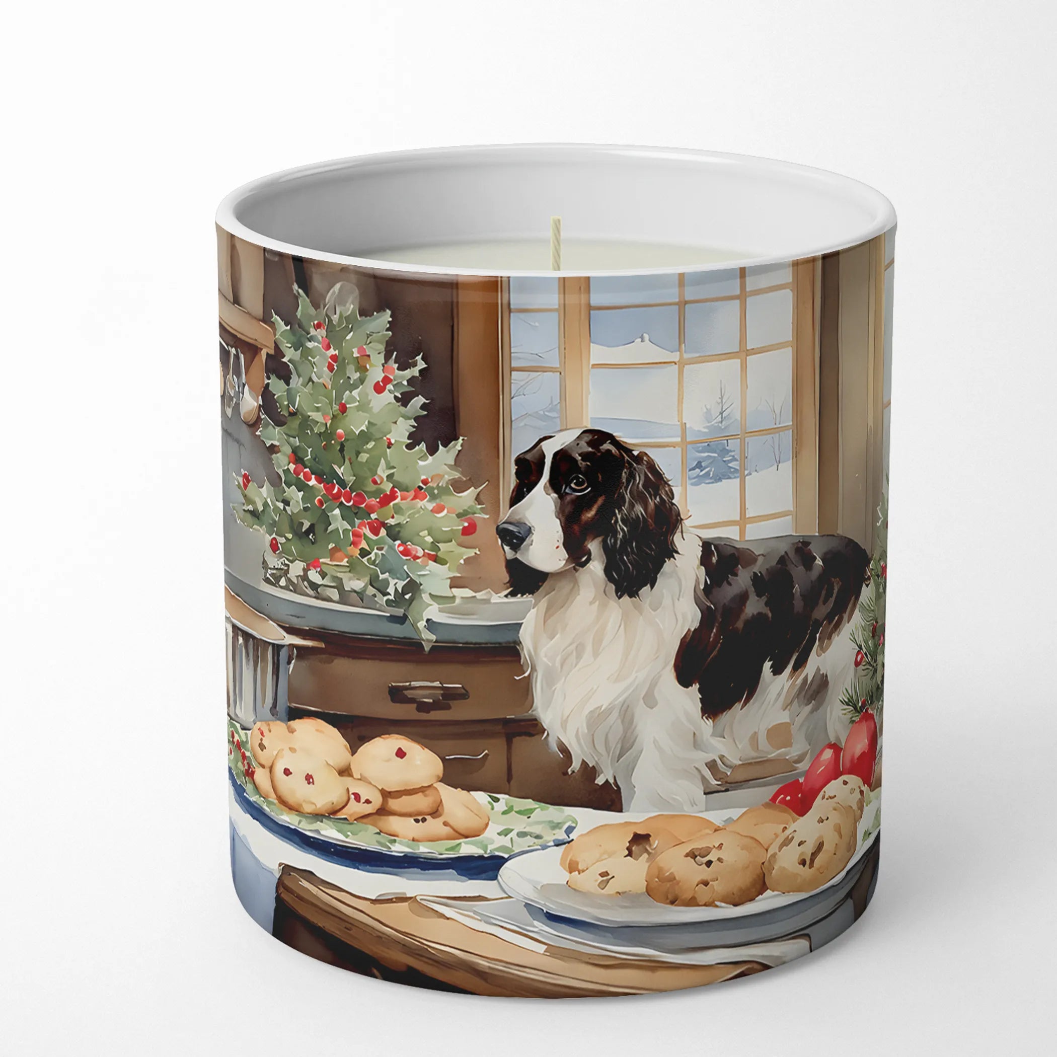Christmas Cookies Decorative Soy Candle - Size: 10 OZ | Pack Of: 1 | Collection name: Christmas cookies