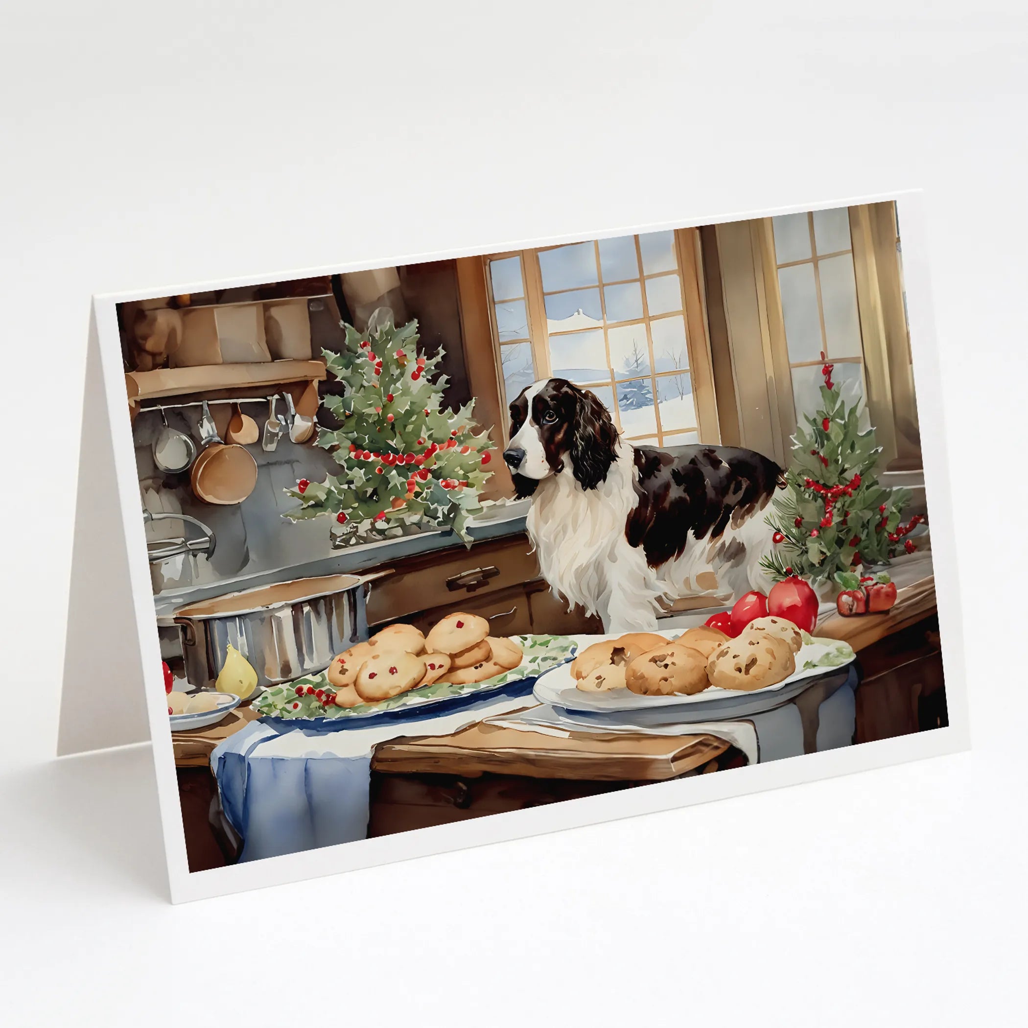 Christmas Cookies Greeting Cards  - Size: 5X7 | Pack Of: 8 | Collection name: Christmas cookies