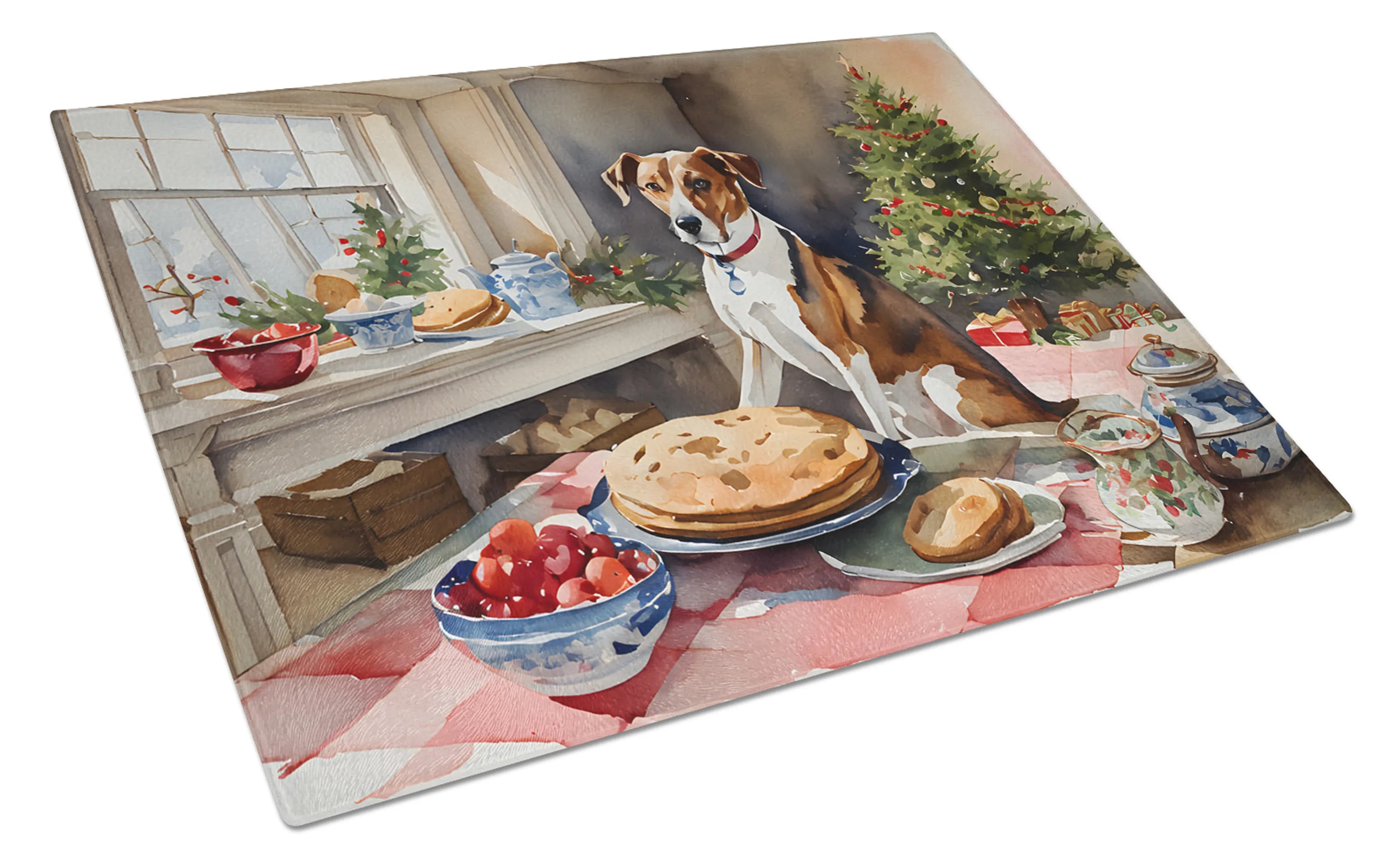 Christmas Cookies Glass Cutting Board - Size: LARGE | Pack Of: 1 | Collection name: Christmas cookies