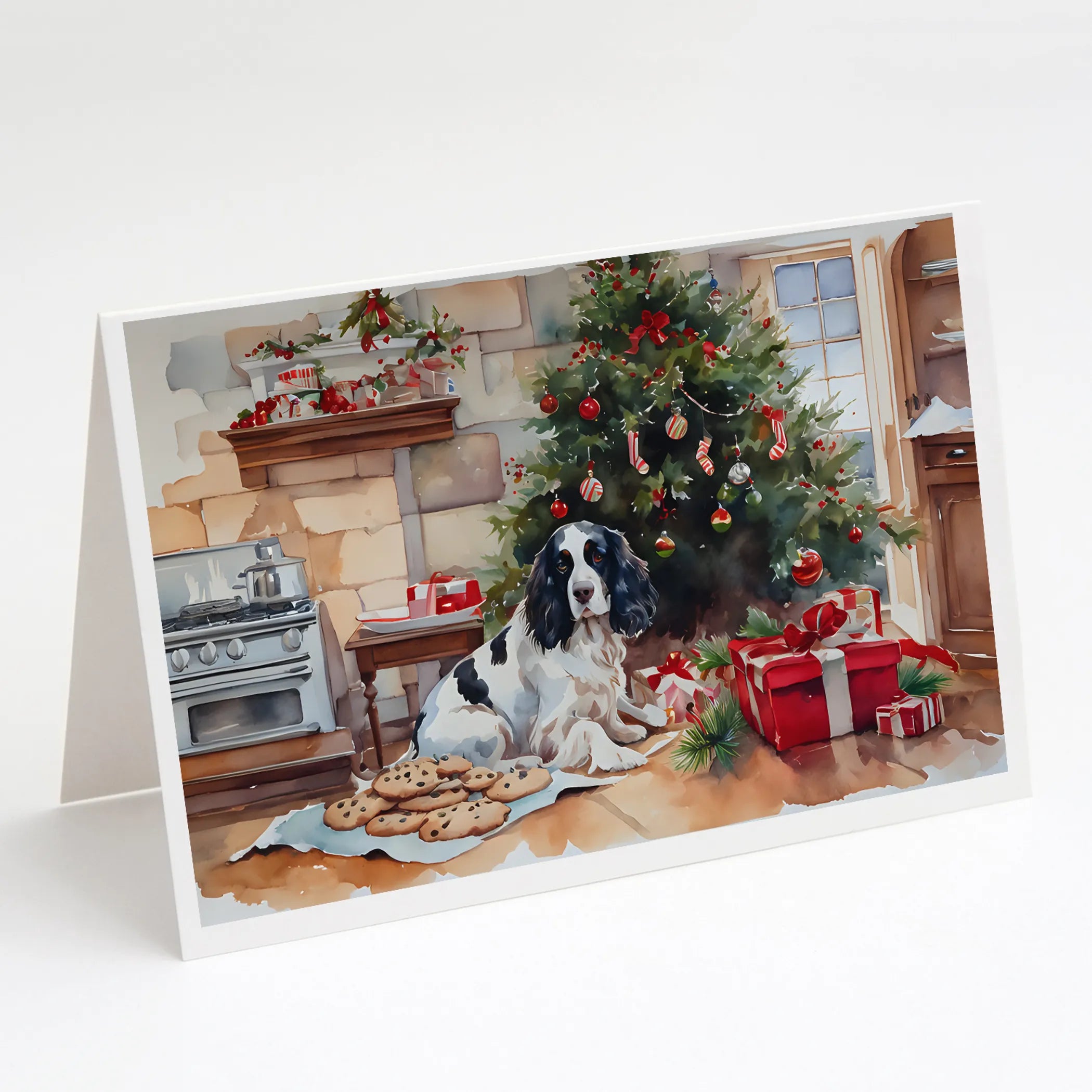 Christmas Cookies Greeting Cards  - Size: 5X7 | Pack Of: 8 | Collection name: Christmas cookies