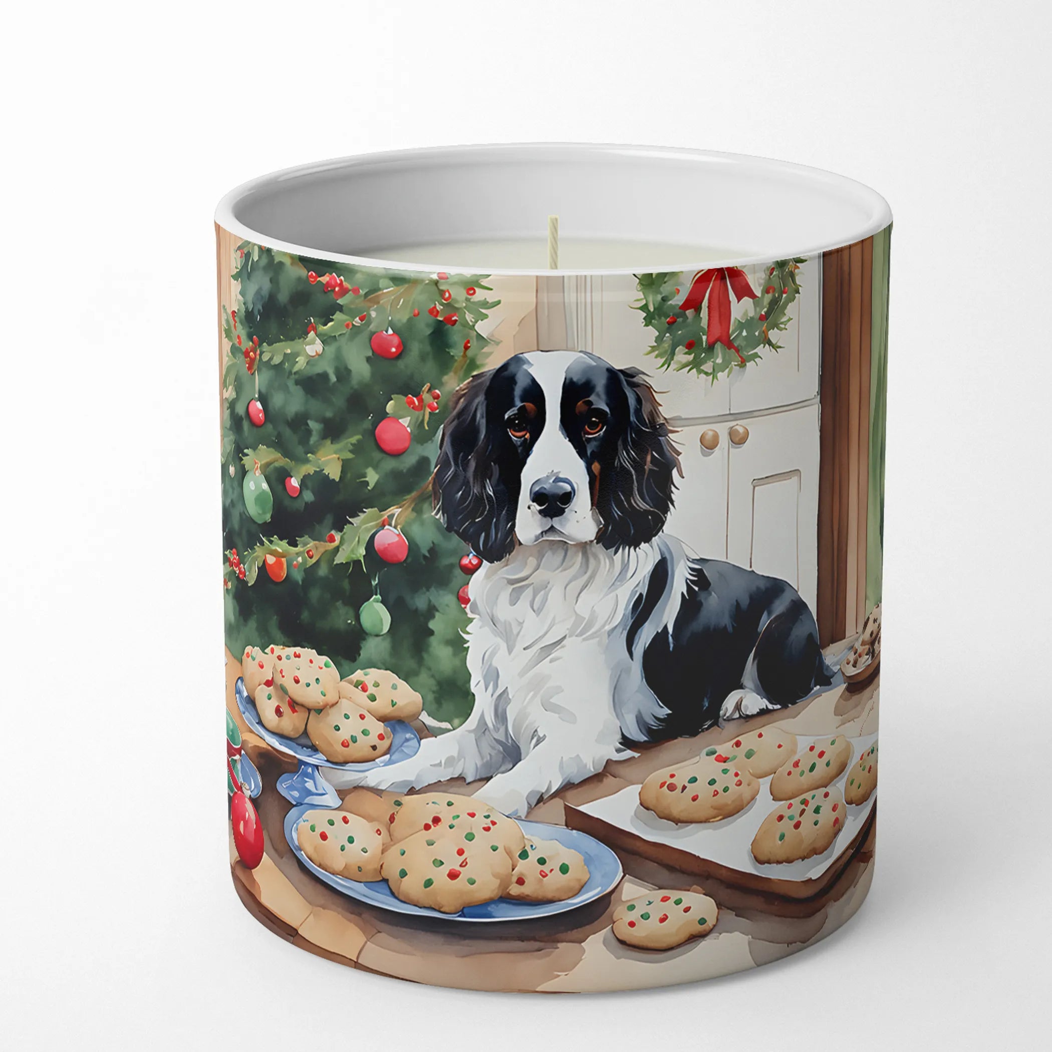 Christmas Cookies Decorative Soy Candle - Size: 10 OZ | Pack Of: 1 | Collection name: Christmas cookies