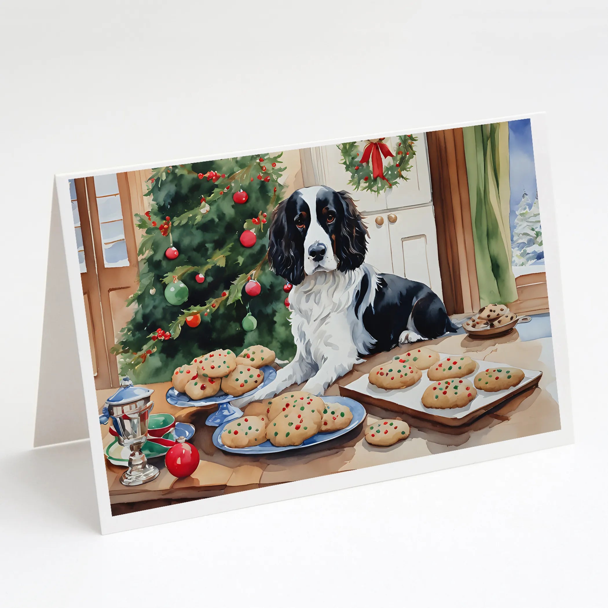 Christmas Cookies Greeting Cards  - Size: 5X7 | Pack Of: 8 | Collection name: Christmas cookies