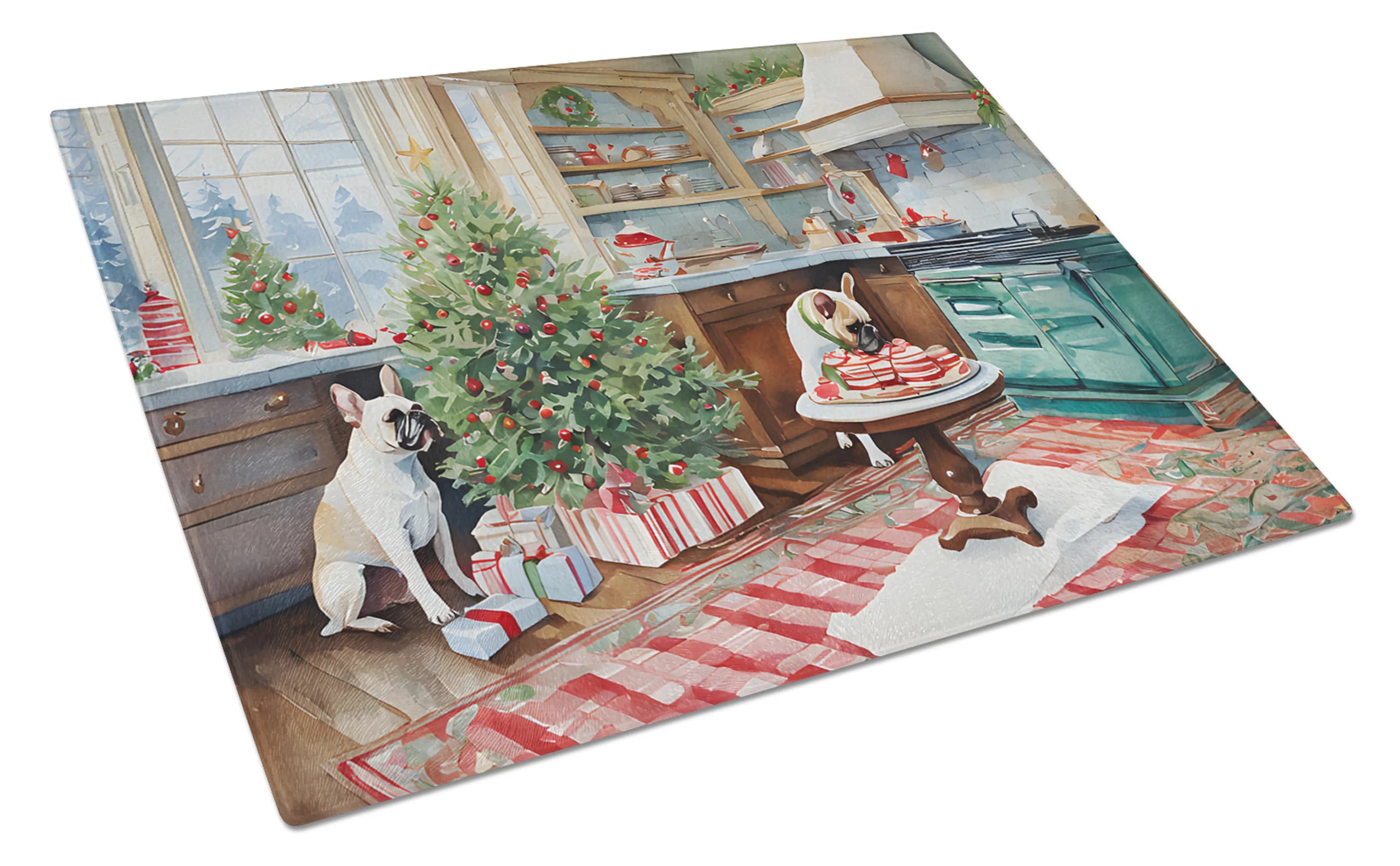 Christmas Cookies Glass Cutting Board - Size: LARGE | Pack Of: 1 | Collection name: Christmas cookies