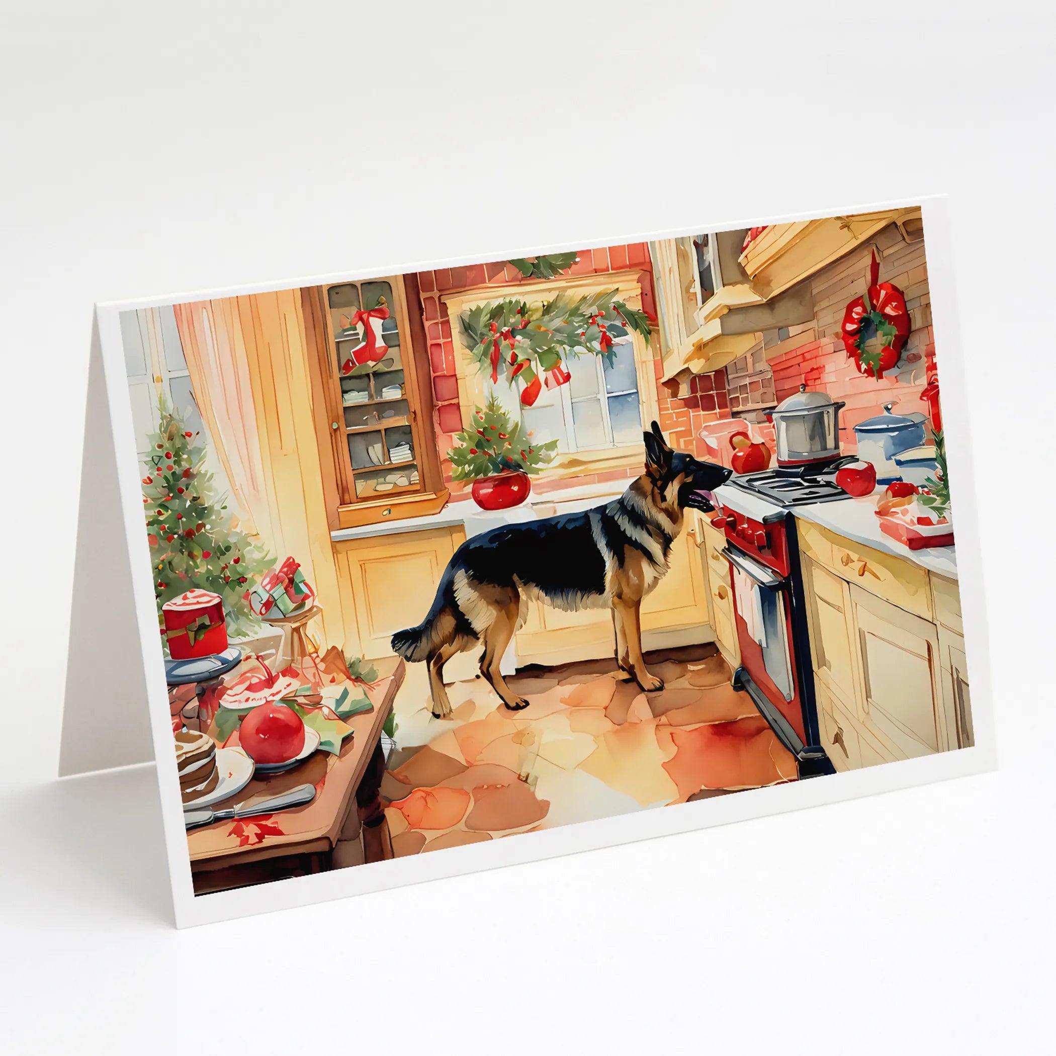 Christmas Cookies Greeting Cards  - Size: 5X7 | Pack Of: 8 | Collection name: Christmas cookies