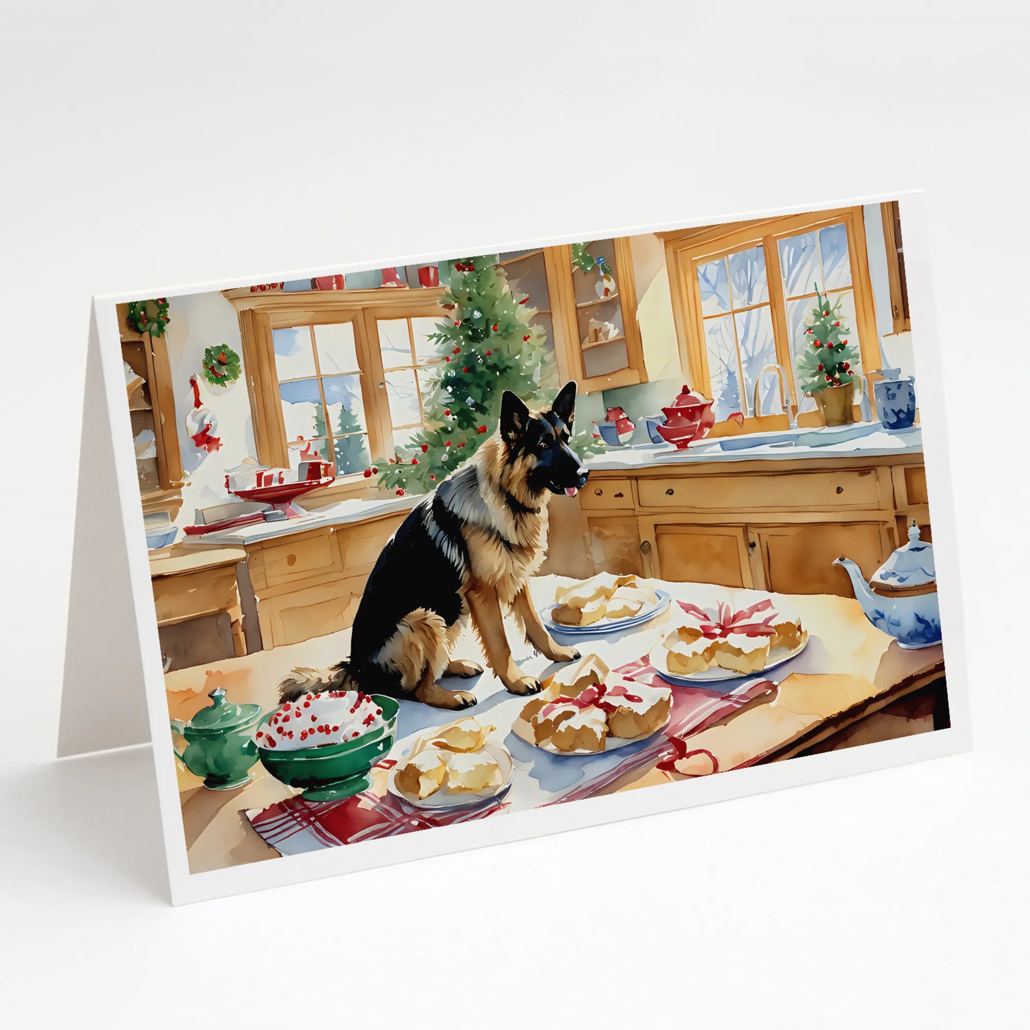 Christmas Cookies Greeting Cards  - Size: 5X7 | Pack Of: 8 | Collection name: Christmas cookies