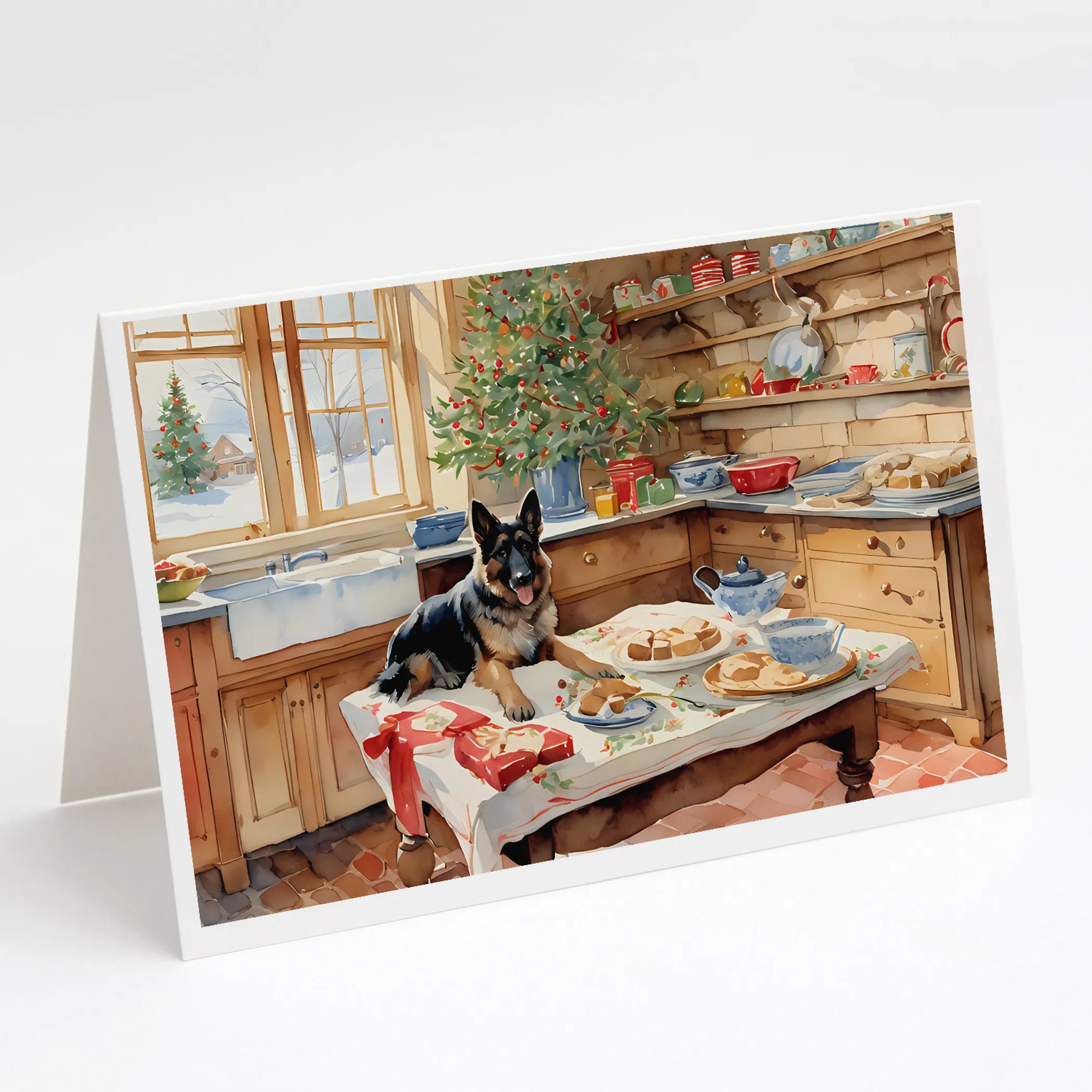 Christmas Cookies Greeting Cards  - Size: 5X7 | Pack Of: 8 | Collection name: Christmas cookies