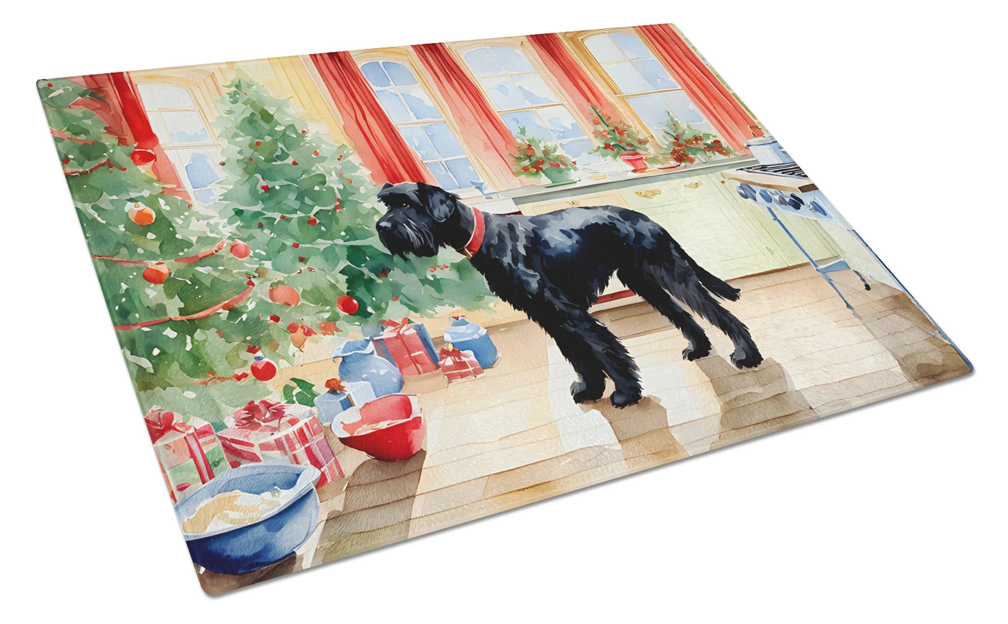 Christmas Cookies Glass Cutting Board - Size: LARGE | Pack Of: 1 | Collection name: Christmas cookies