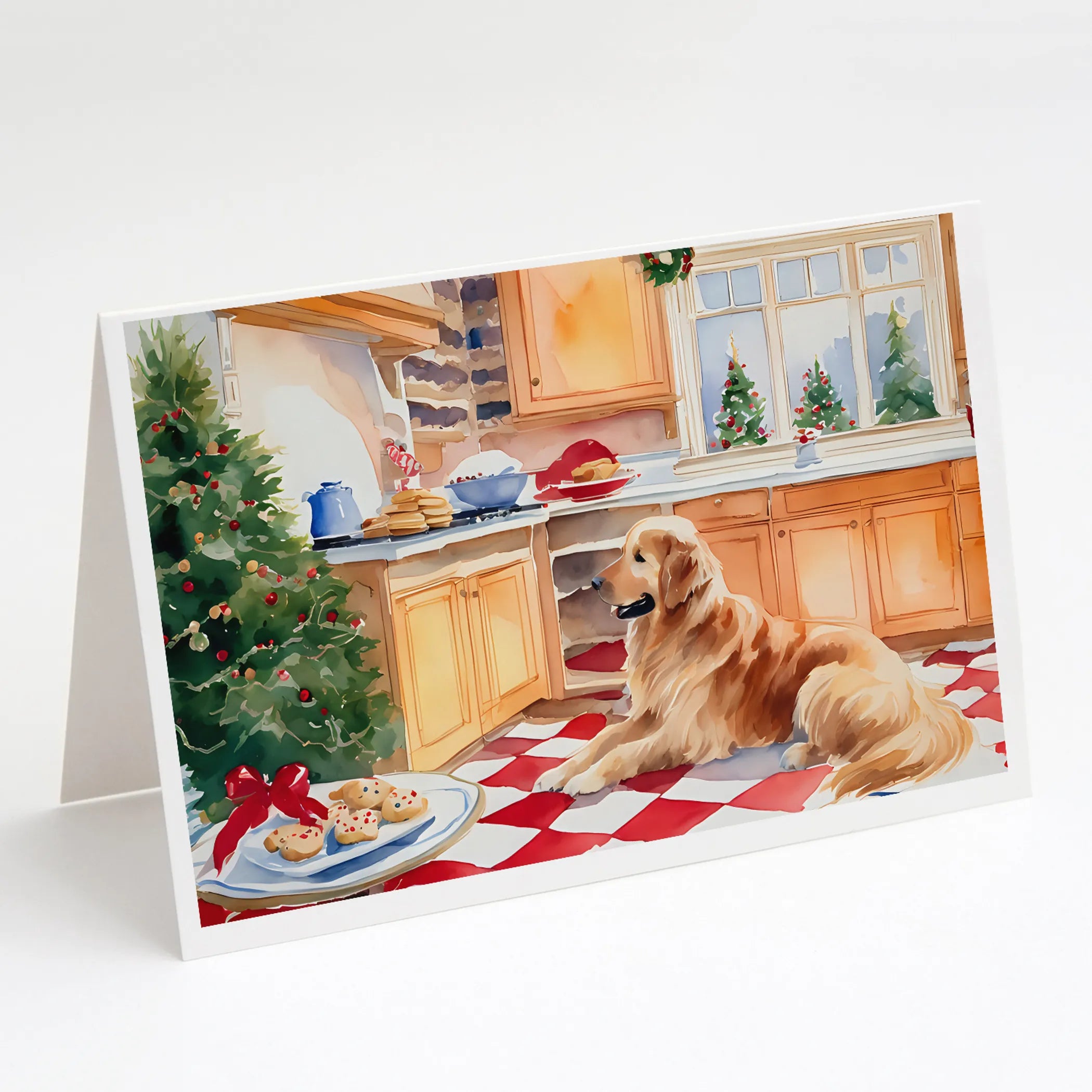 Christmas Cookies Greeting Cards  - Size: 5X7 | Pack Of: 8 | Collection name: Christmas cookies