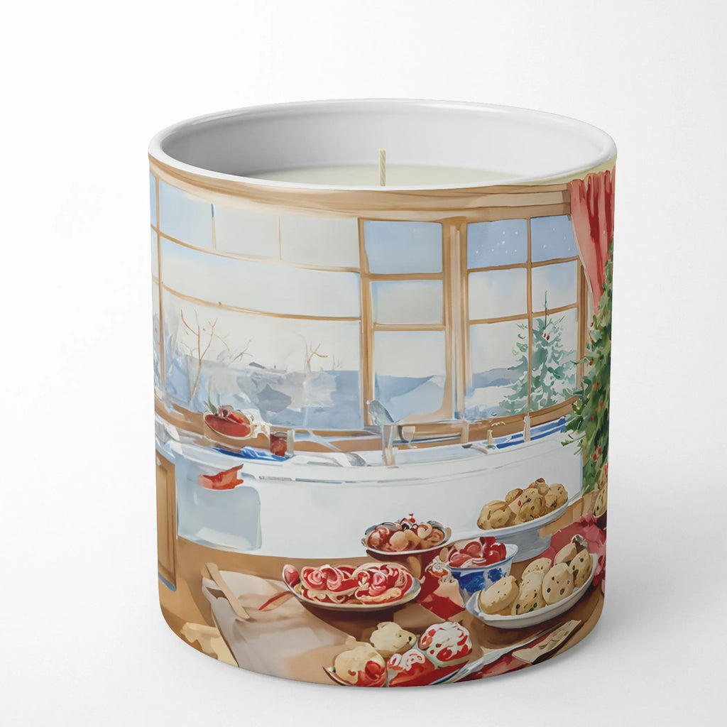 Chinese Crested Christmas Cookies Decorative Soy Candle