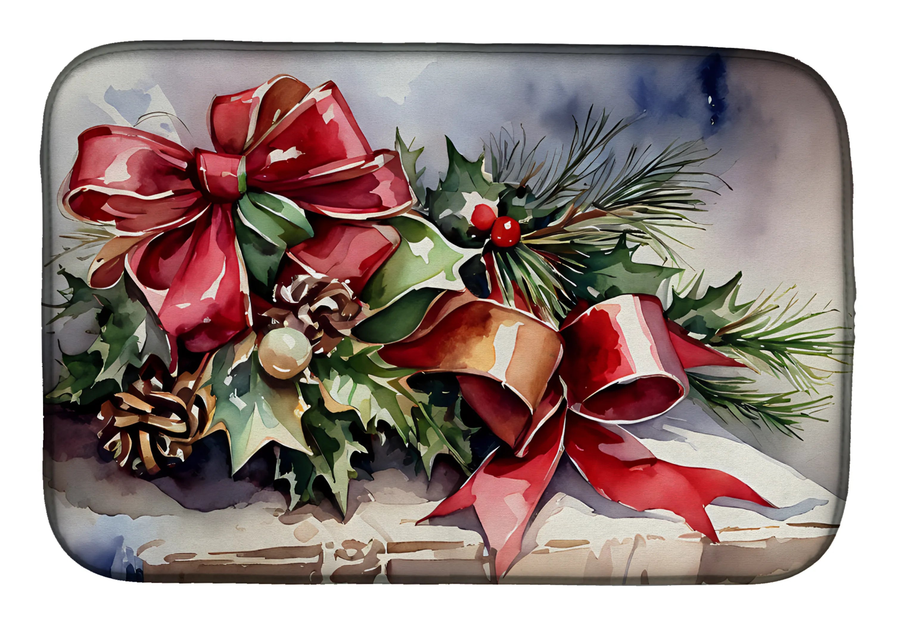 My Favorite Christmas Dish Drying Mat - Size: 14  X 21" | Pack Of: 1 | Collection name: My favorite christmas