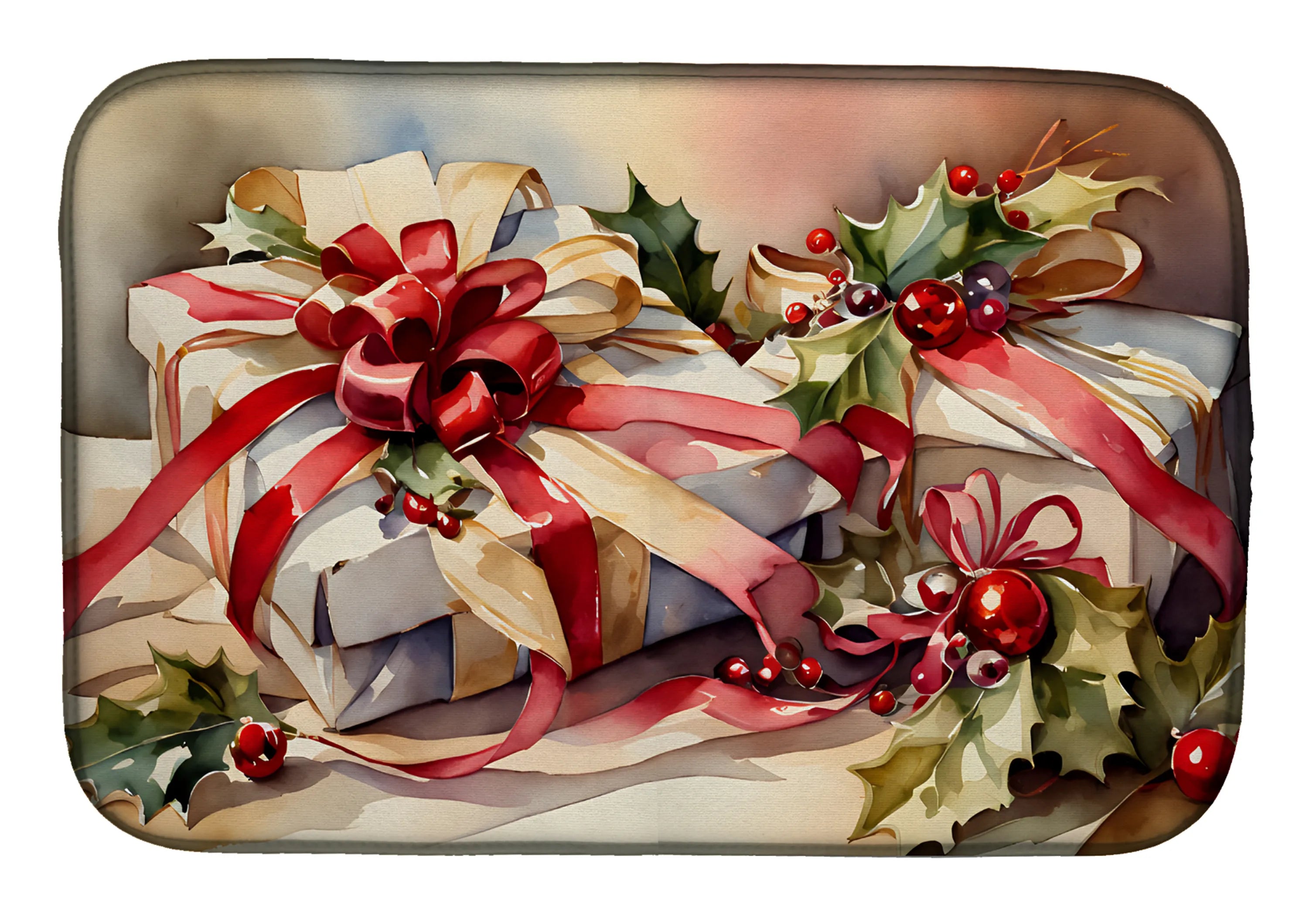 My Favorite Christmas Dish Drying Mat - Size: 14  X 21" | Pack Of: 1 | Collection name: My favorite christmas