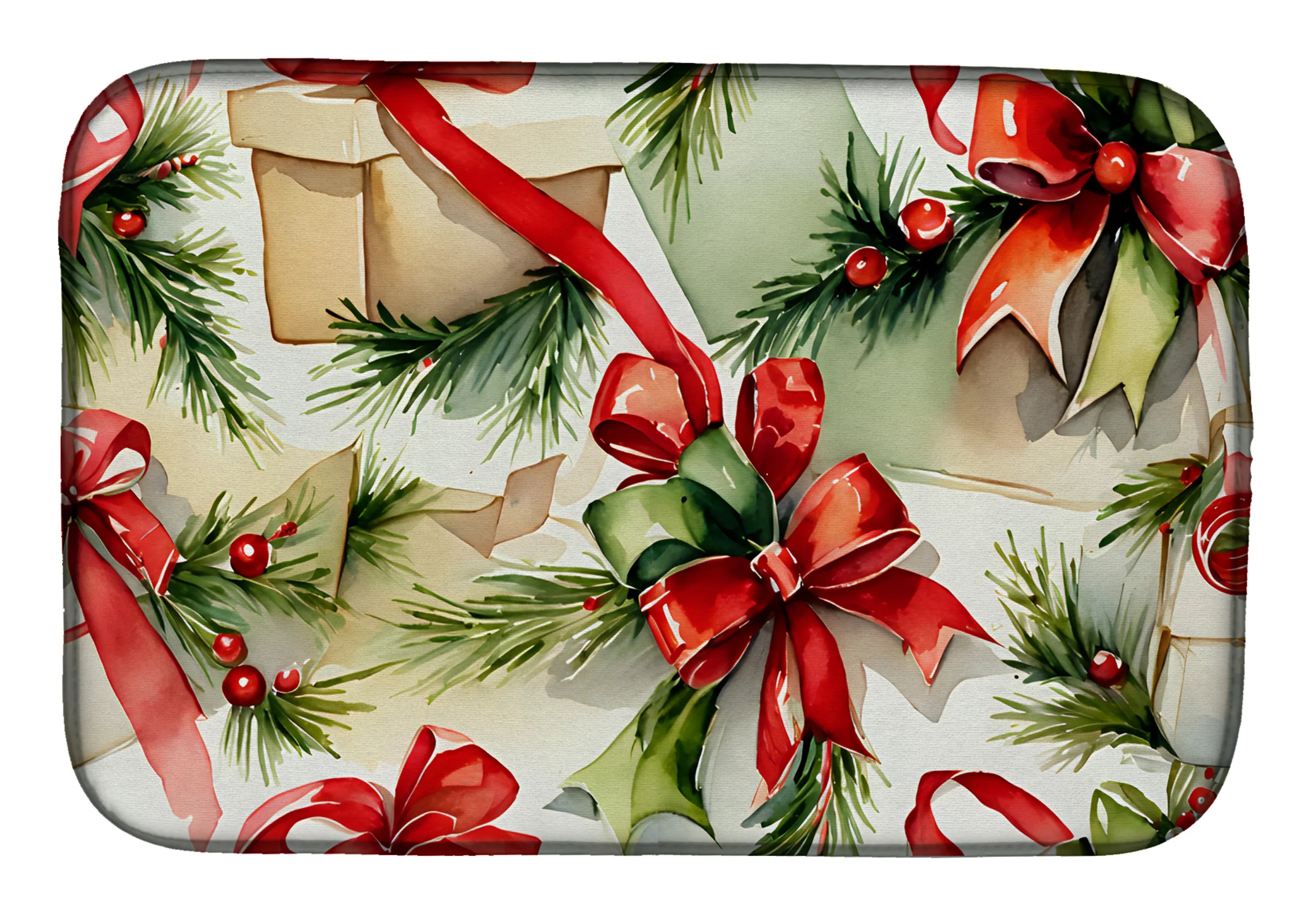 My Favorite Christmas Dish Drying Mat - Size: 14  X 21" | Pack Of: 1 | Collection name: My favorite christmas