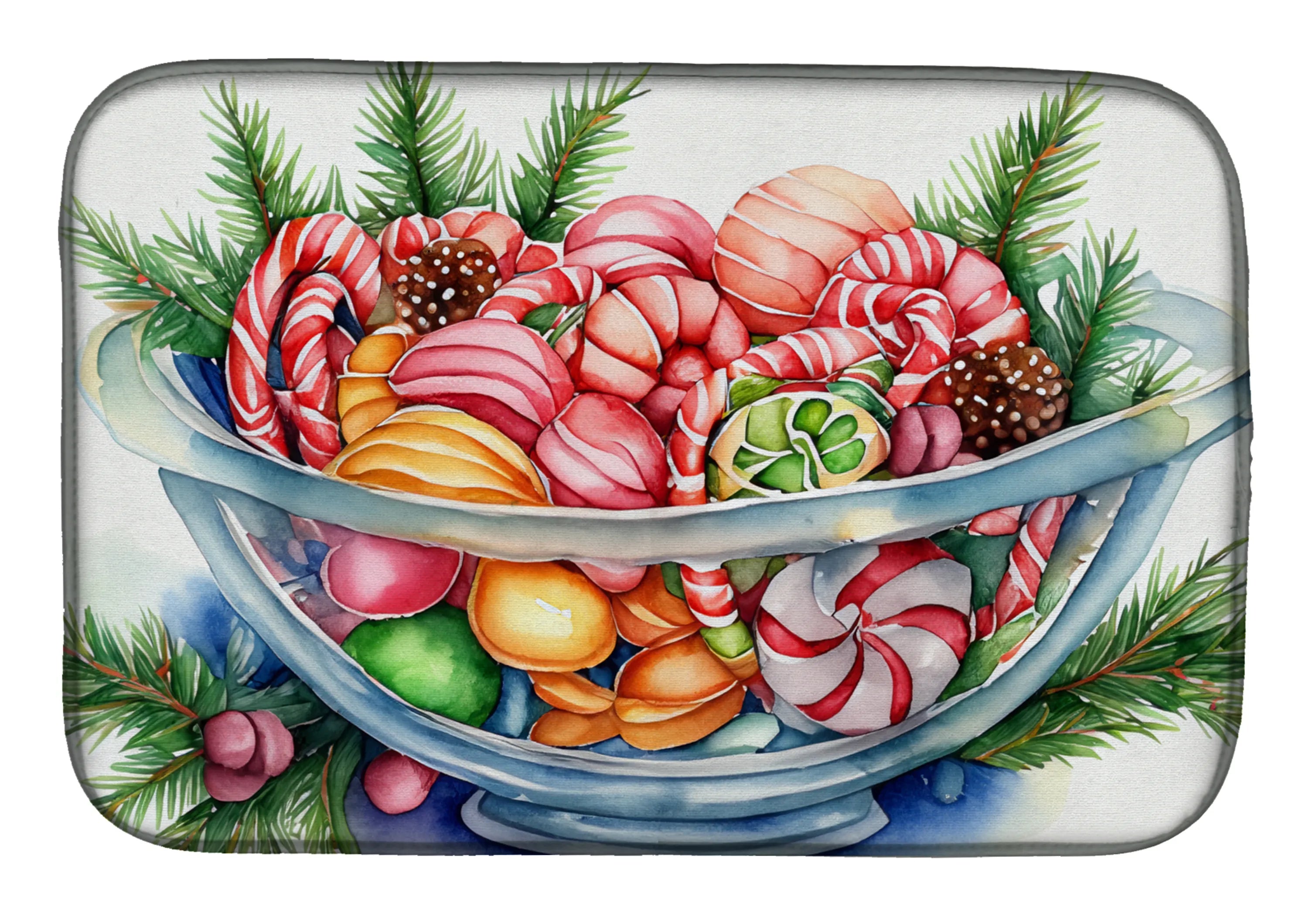 My Favorite Christmas Dish Drying Mat - Size: 14  X 21" | Pack Of: 1 | Collection name: My favorite christmas
