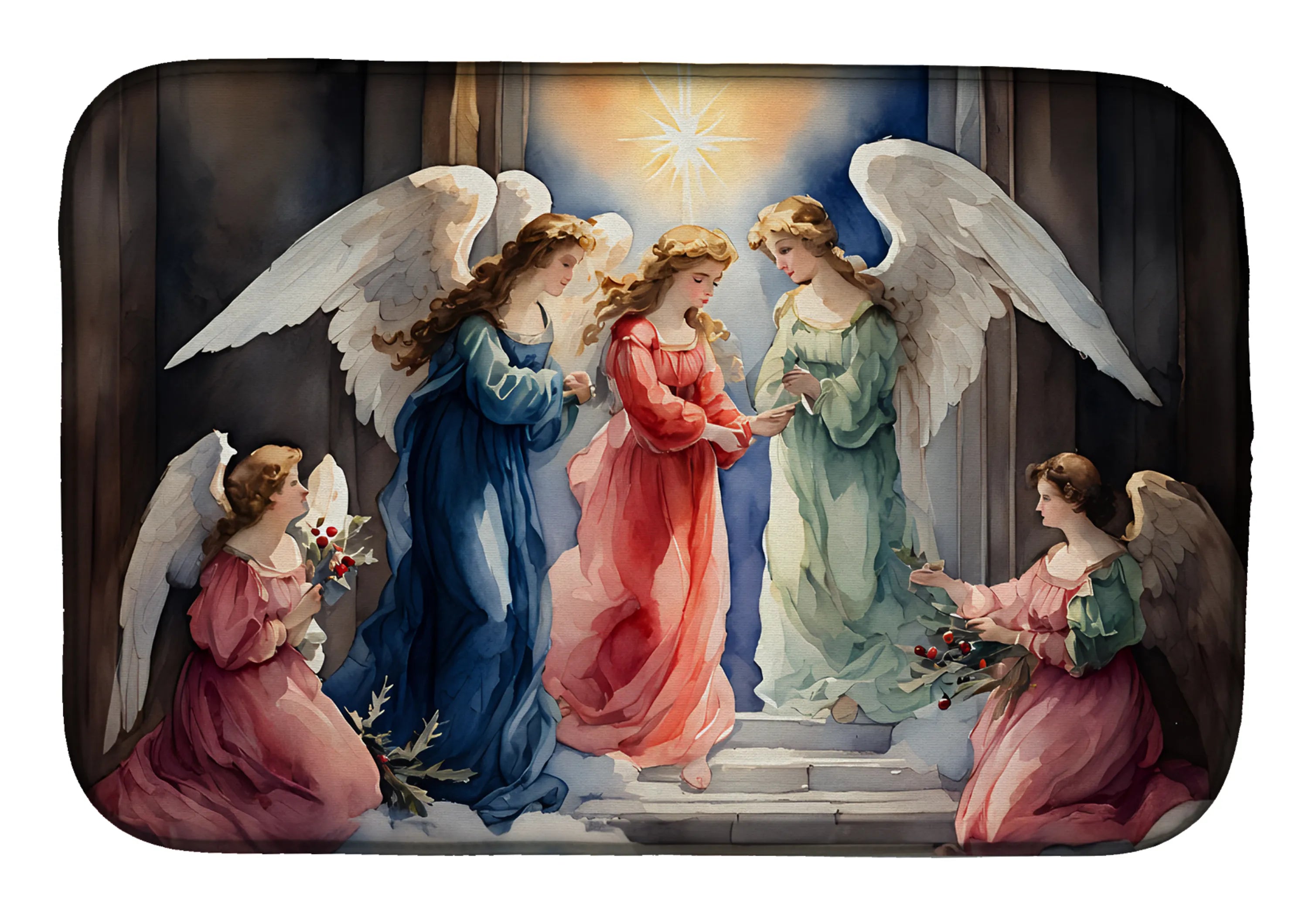 My Favorite Christmas Dish Drying Mat - Size: 14  X 21" | Pack Of: 1 | Collection name: My favorite christmas