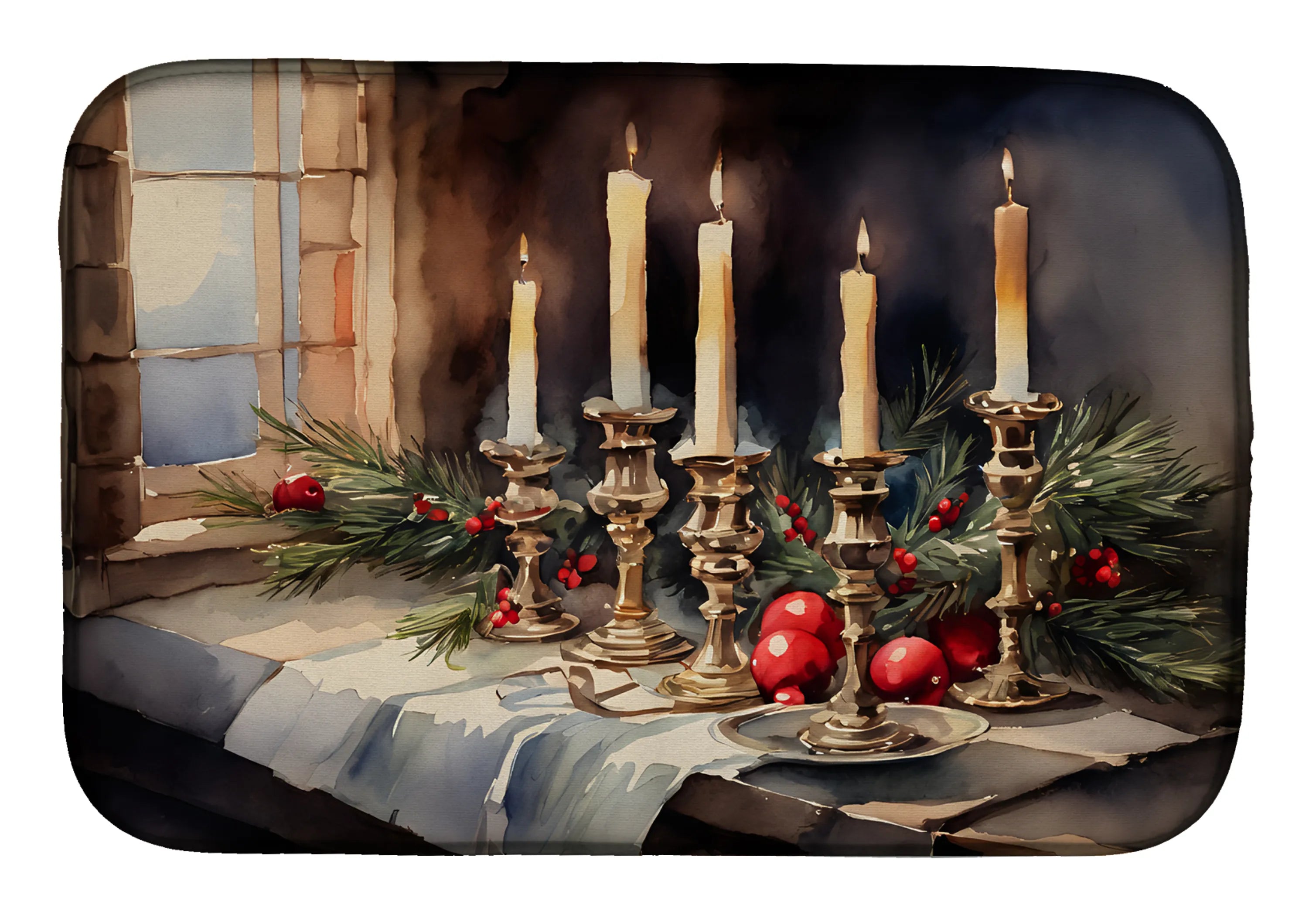 My Favorite Christmas Dish Drying Mat - Size: 14  X 21" | Pack Of: 1 | Collection name: My favorite christmas