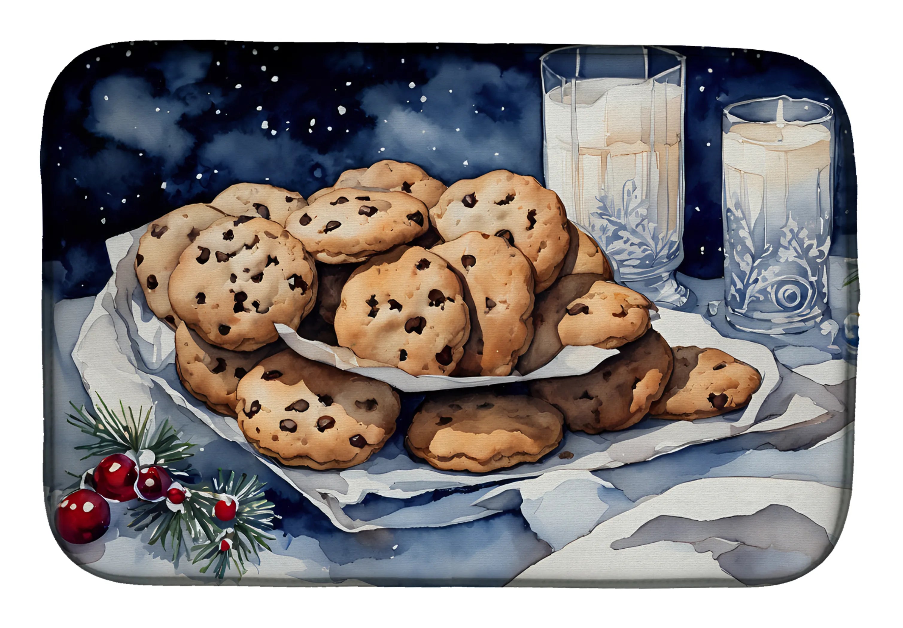 Christmas Things Dish Drying Mat - Size: 14  X 21" | Pack Of: 1 | Collection name: Christmas things