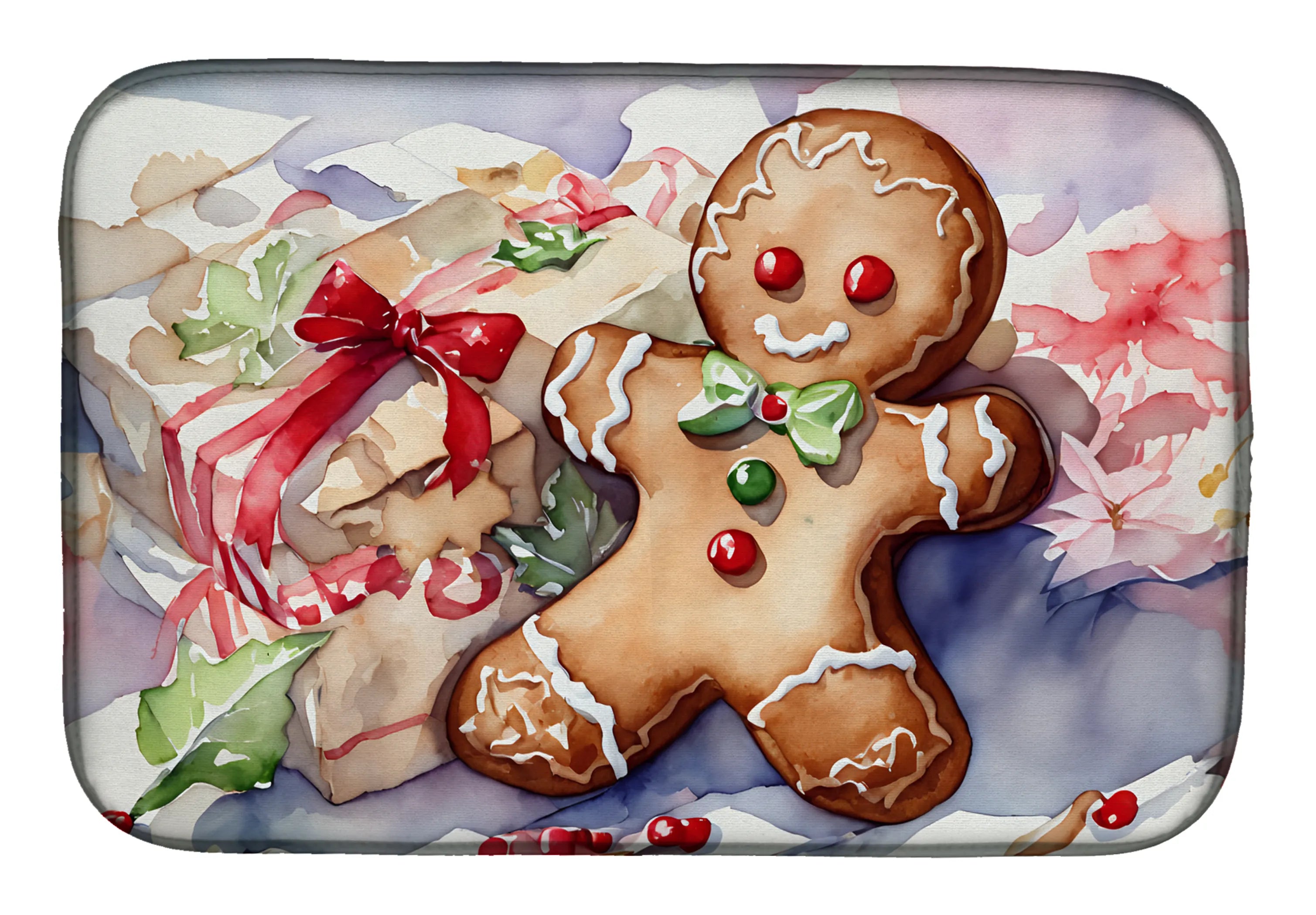 Christmas Things Dish Drying Mat - Size: 14  X 21" | Pack Of: 1 | Collection name: Christmas things