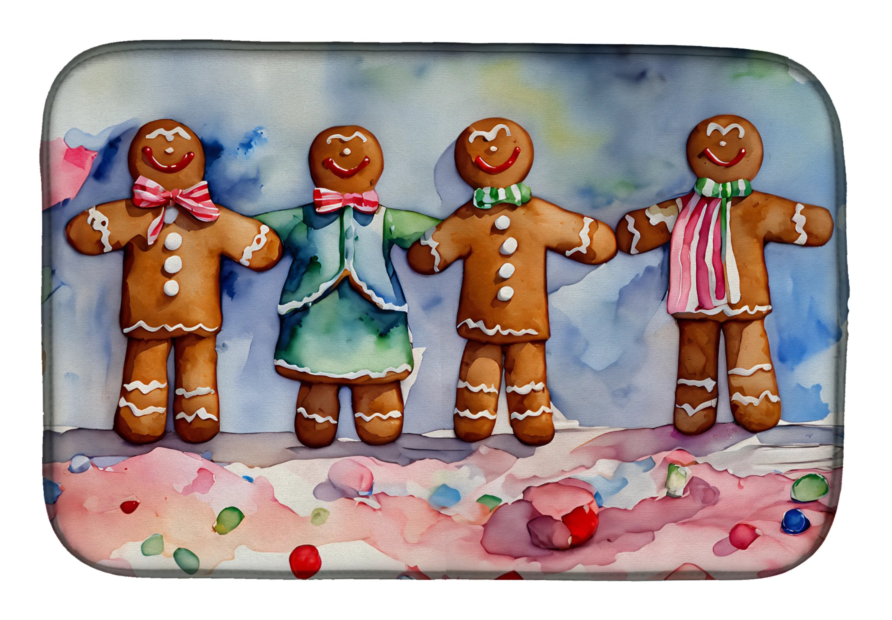 Christmas Things Dish Drying Mat - Size: 14  X 21" | Pack Of: 1 | Collection name: Christmas things