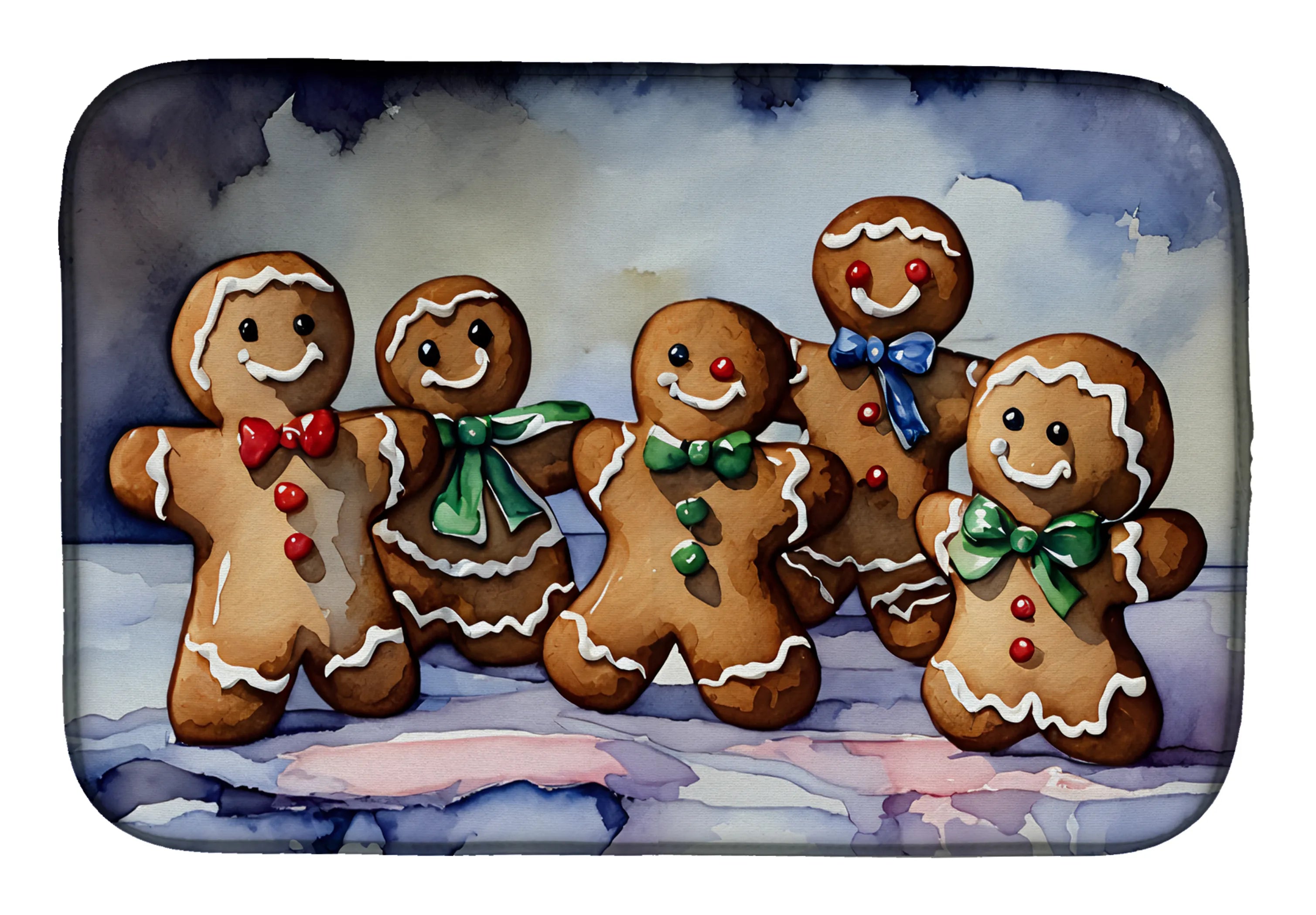 Christmas Things Dish Drying Mat - Size: 14  X 21" | Pack Of: 1 | Collection name: Christmas things