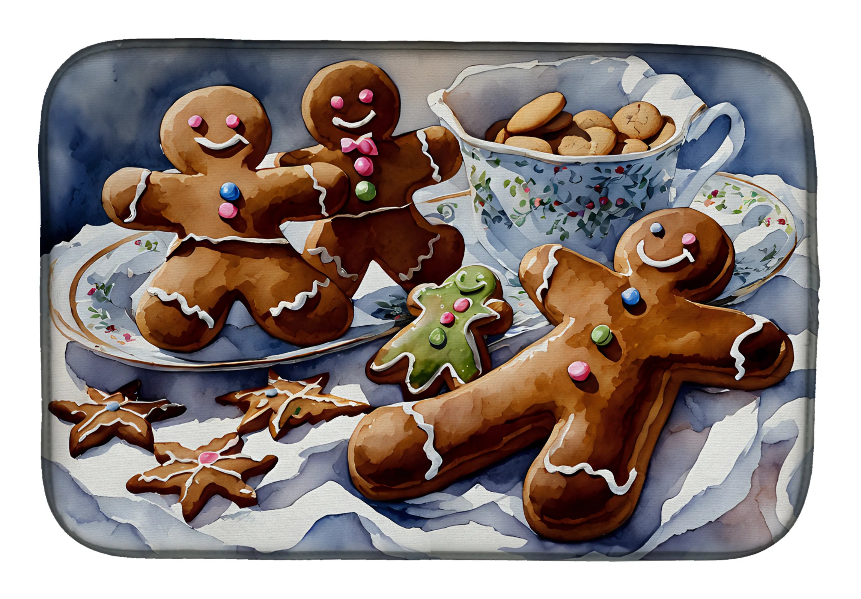 Christmas Things Dish Drying Mat - Size: 14  X 21" | Pack Of: 1 | Collection name: Christmas things