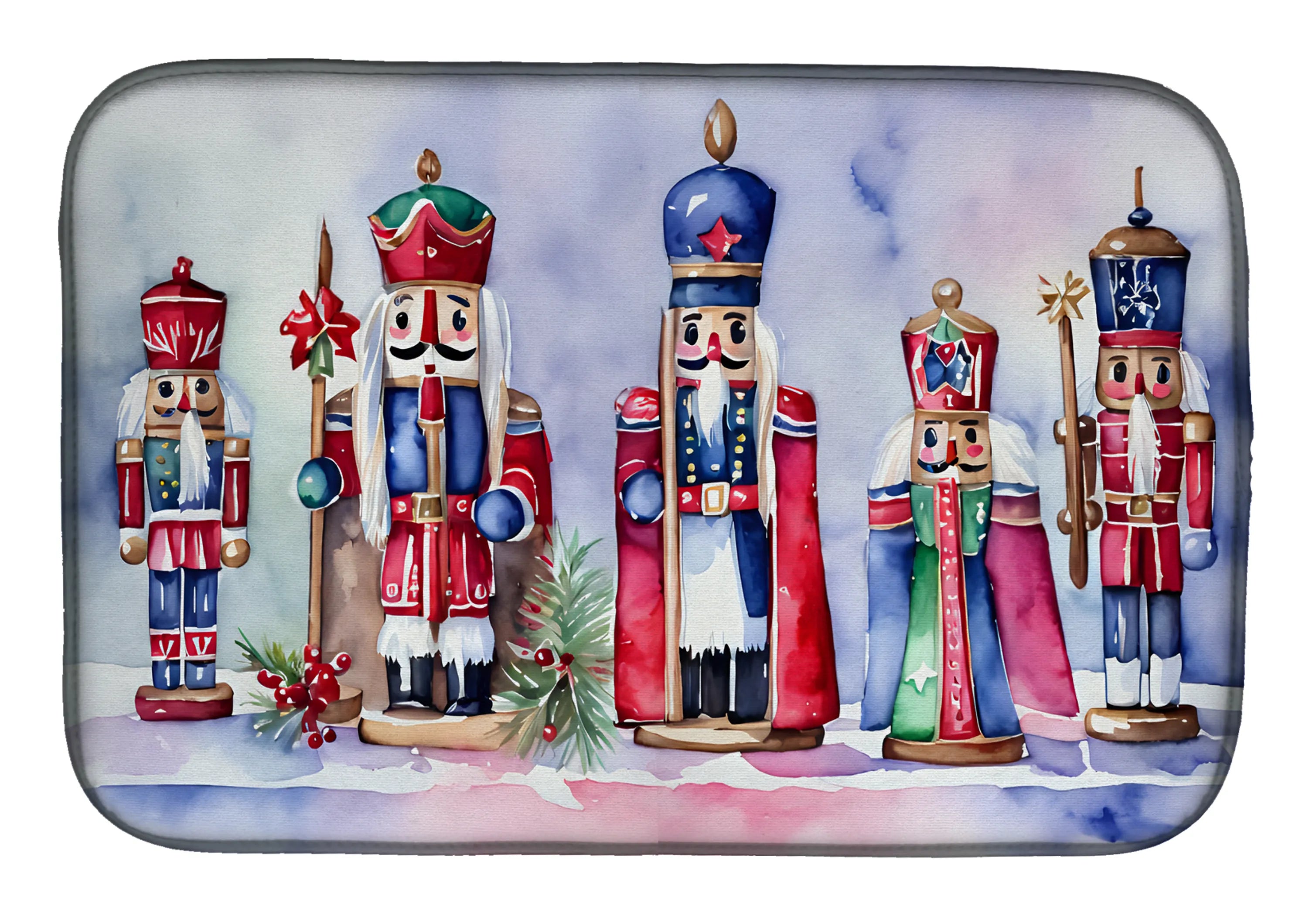 Christmas Things Dish Drying Mat - Size: 14  X 21" | Pack Of: 1 | Collection name: Christmas things