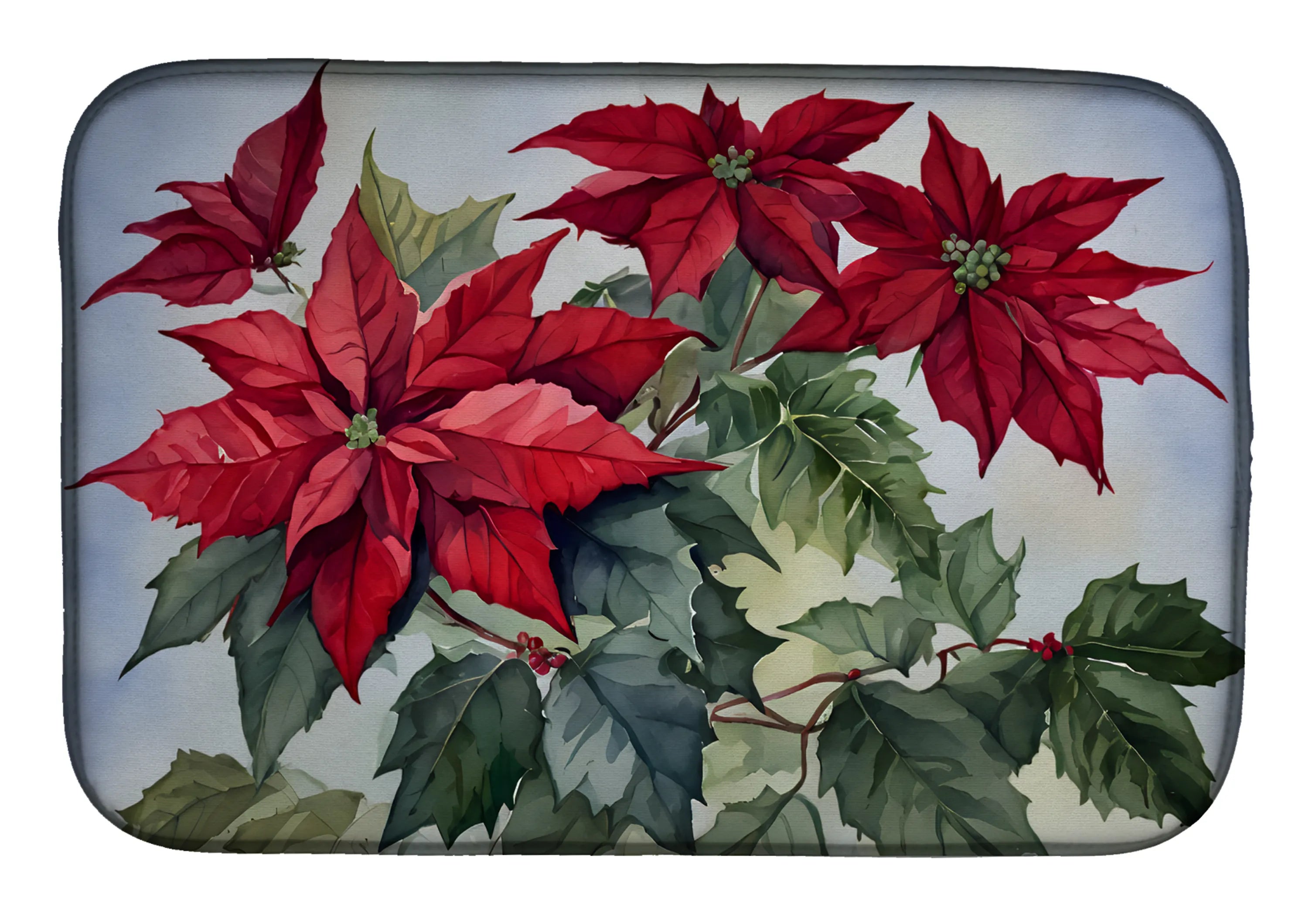Christmas Things Dish Drying Mat - Size: 14  X 21" | Pack Of: 1 | Collection name: Christmas things
