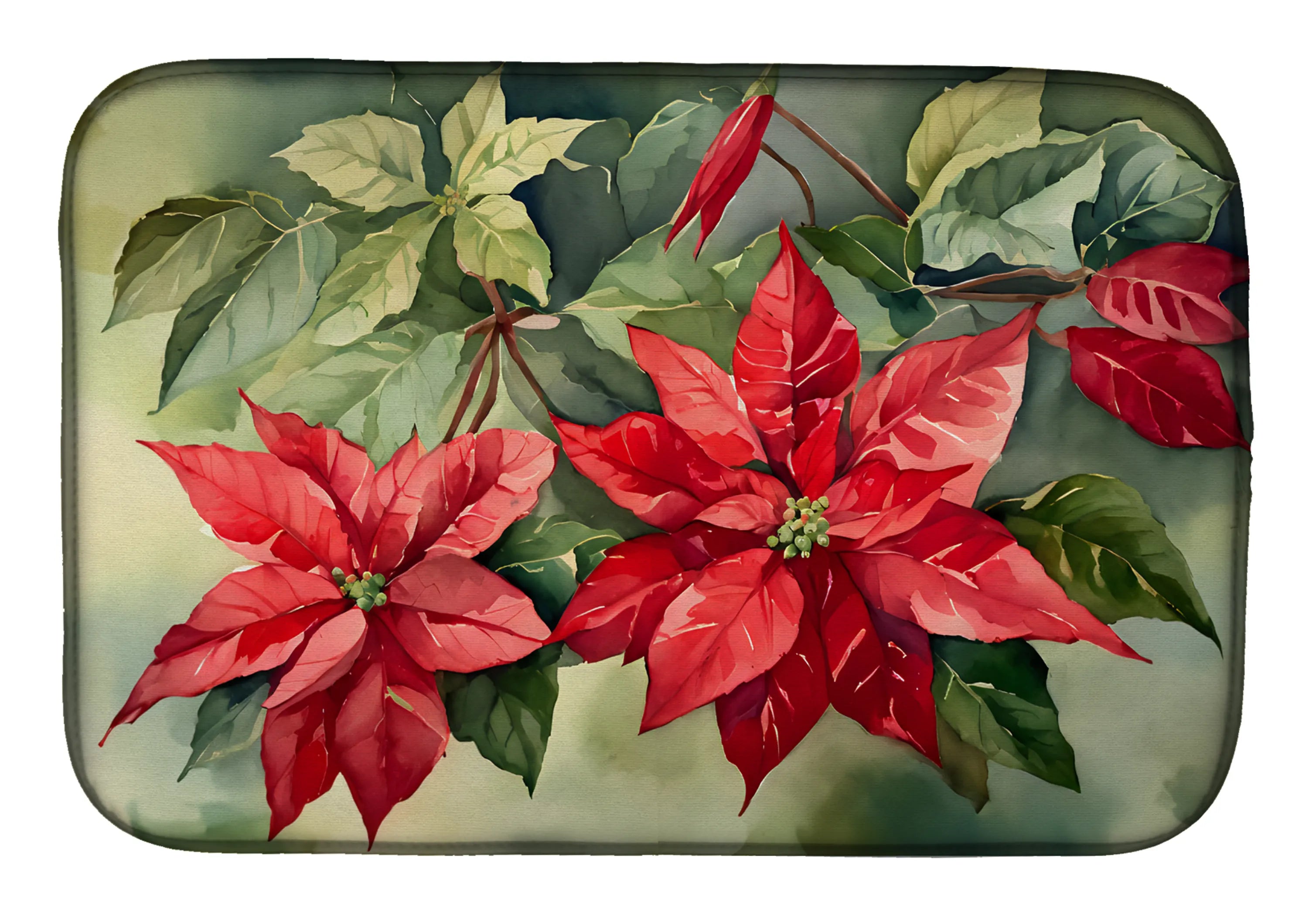 Christmas Things Dish Drying Mat - Size: 14  X 21" | Pack Of: 1 | Collection name: Christmas things