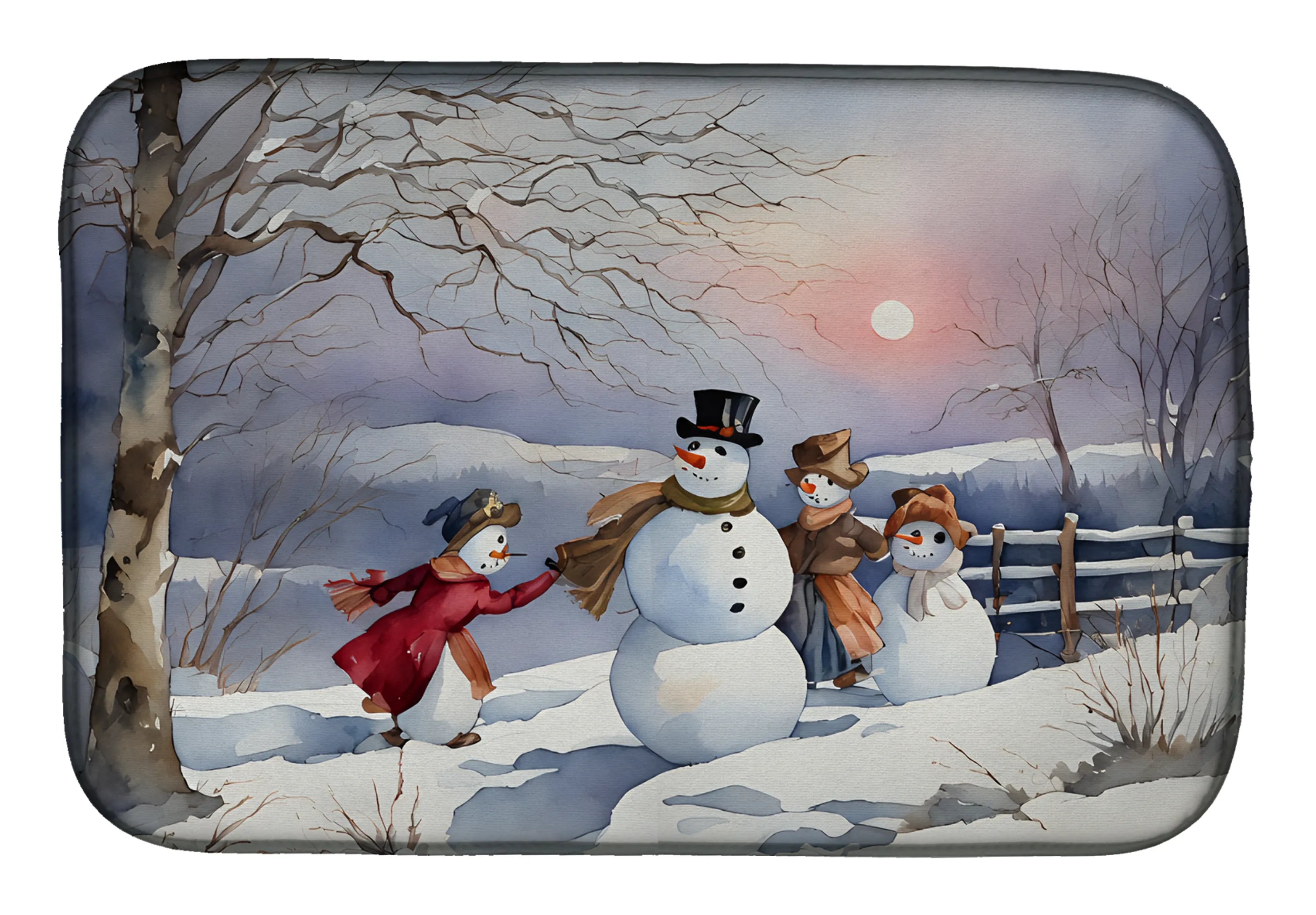 Christmas Things Dish Drying Mat - Size: 14  X 21" | Pack Of: 1 | Collection name: Christmas things