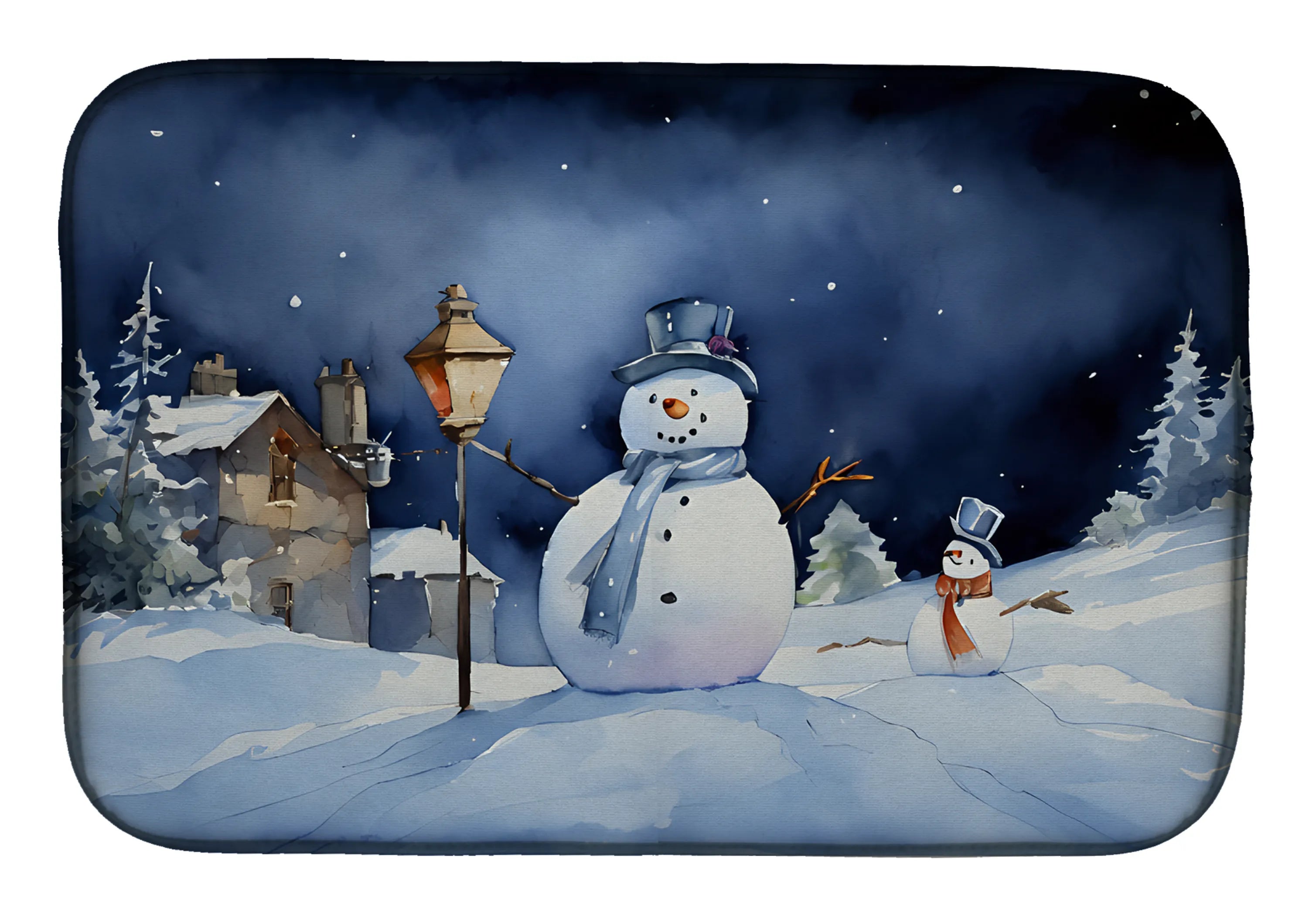 Christmas Things Dish Drying Mat - Size: 14  X 21" | Pack Of: 1 | Collection name: Christmas things