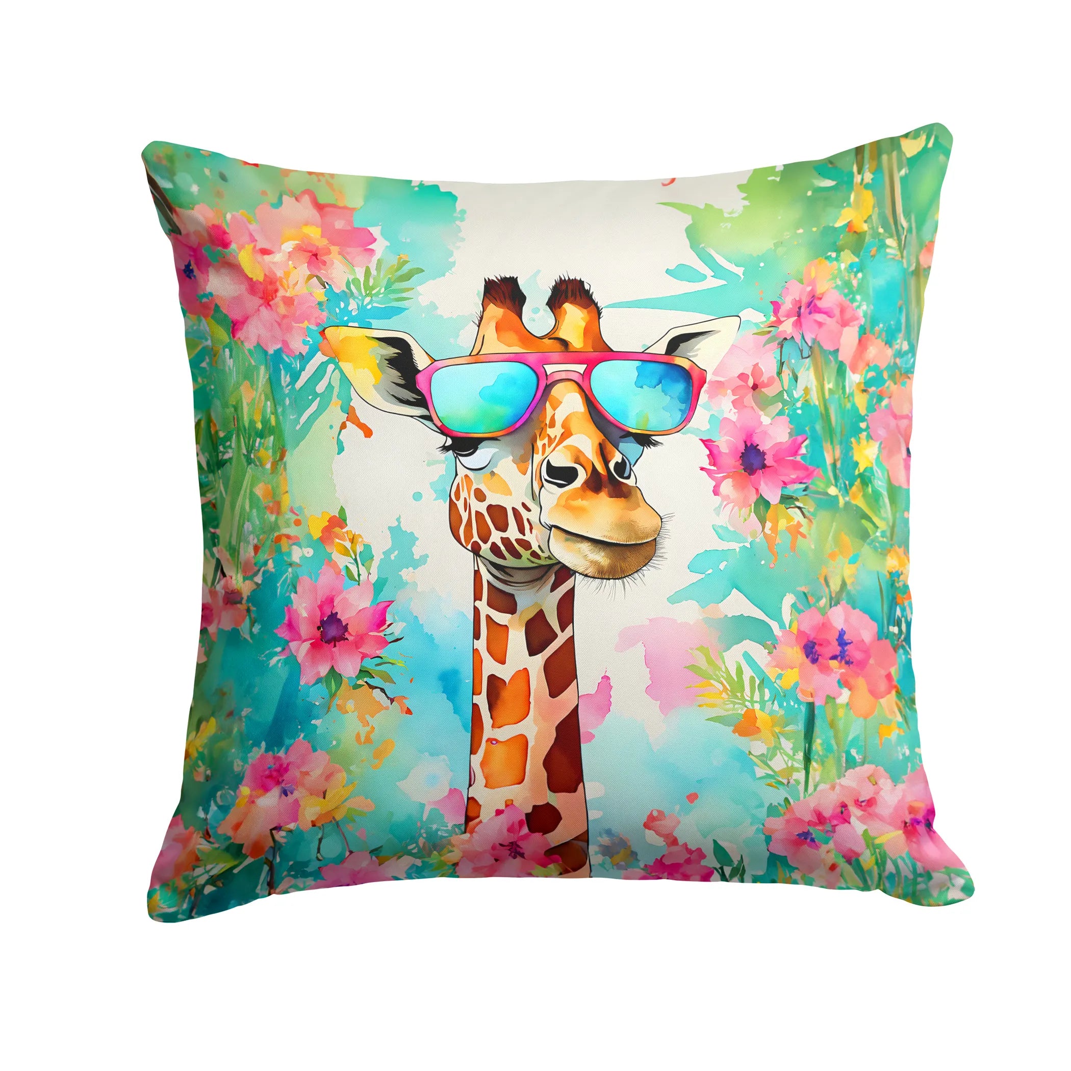 Hippie Animal Elephant Throw Pillow