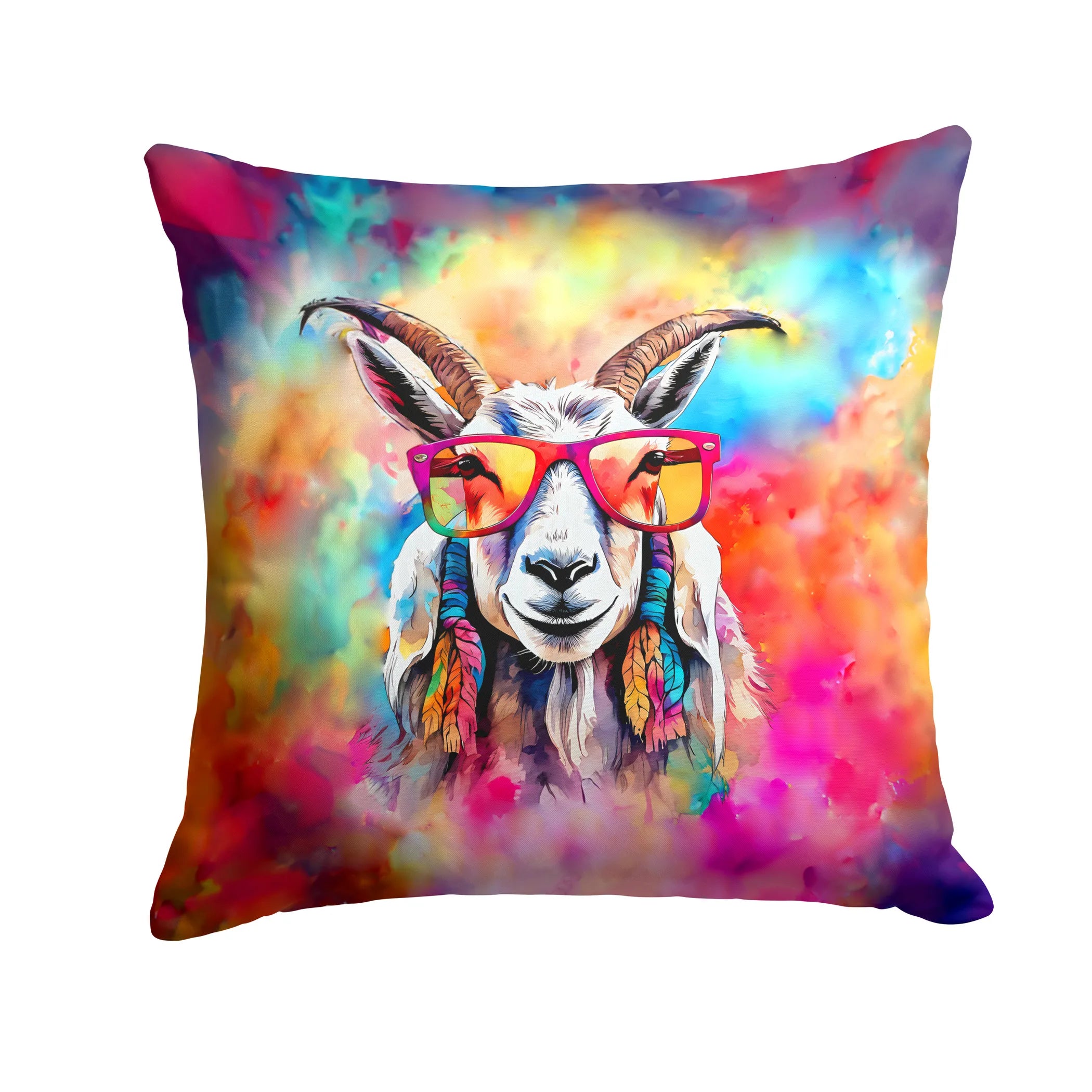 Hippie Animal Elephant Throw Pillow