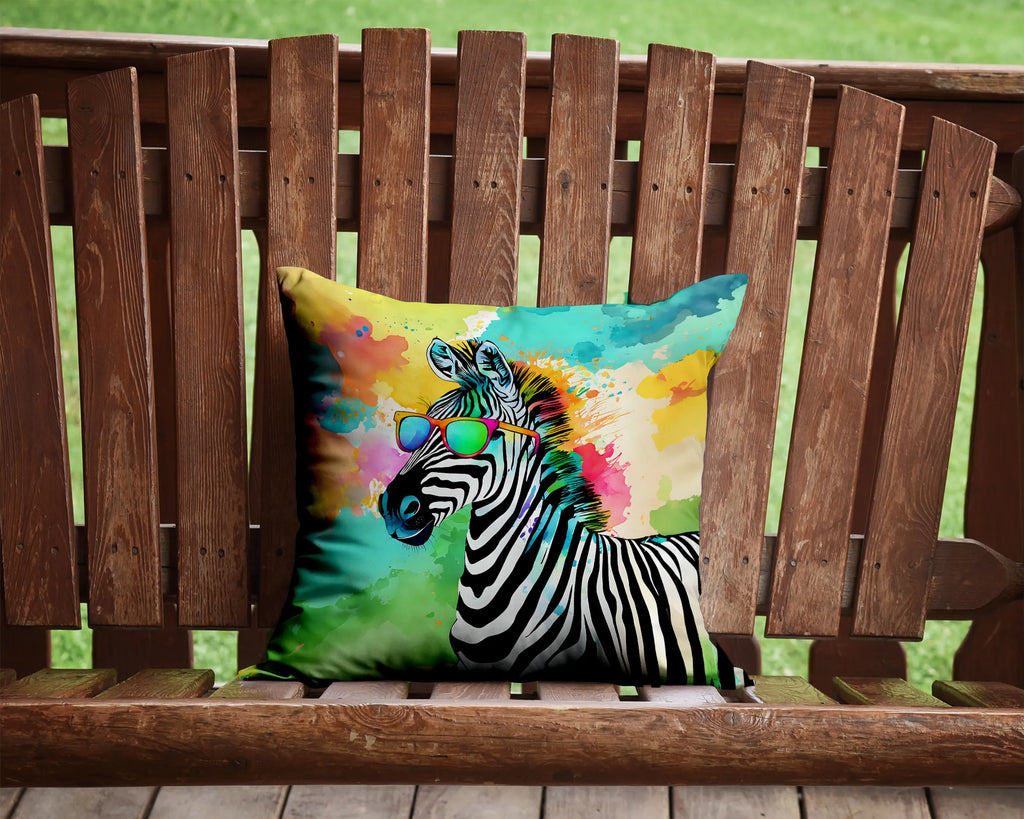 Hippie Animal Wolf Throw Pillow