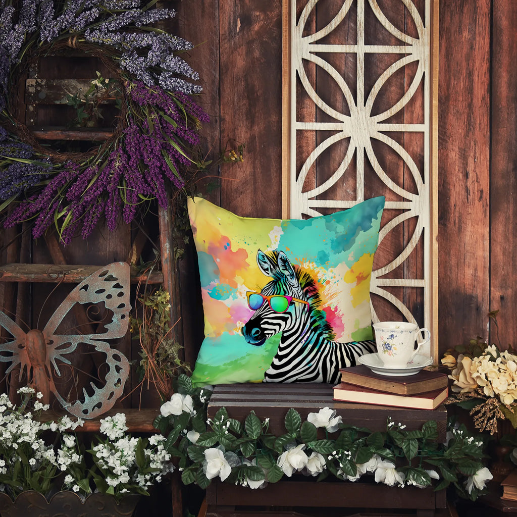 Hippie Animal Wolf Throw Pillow
