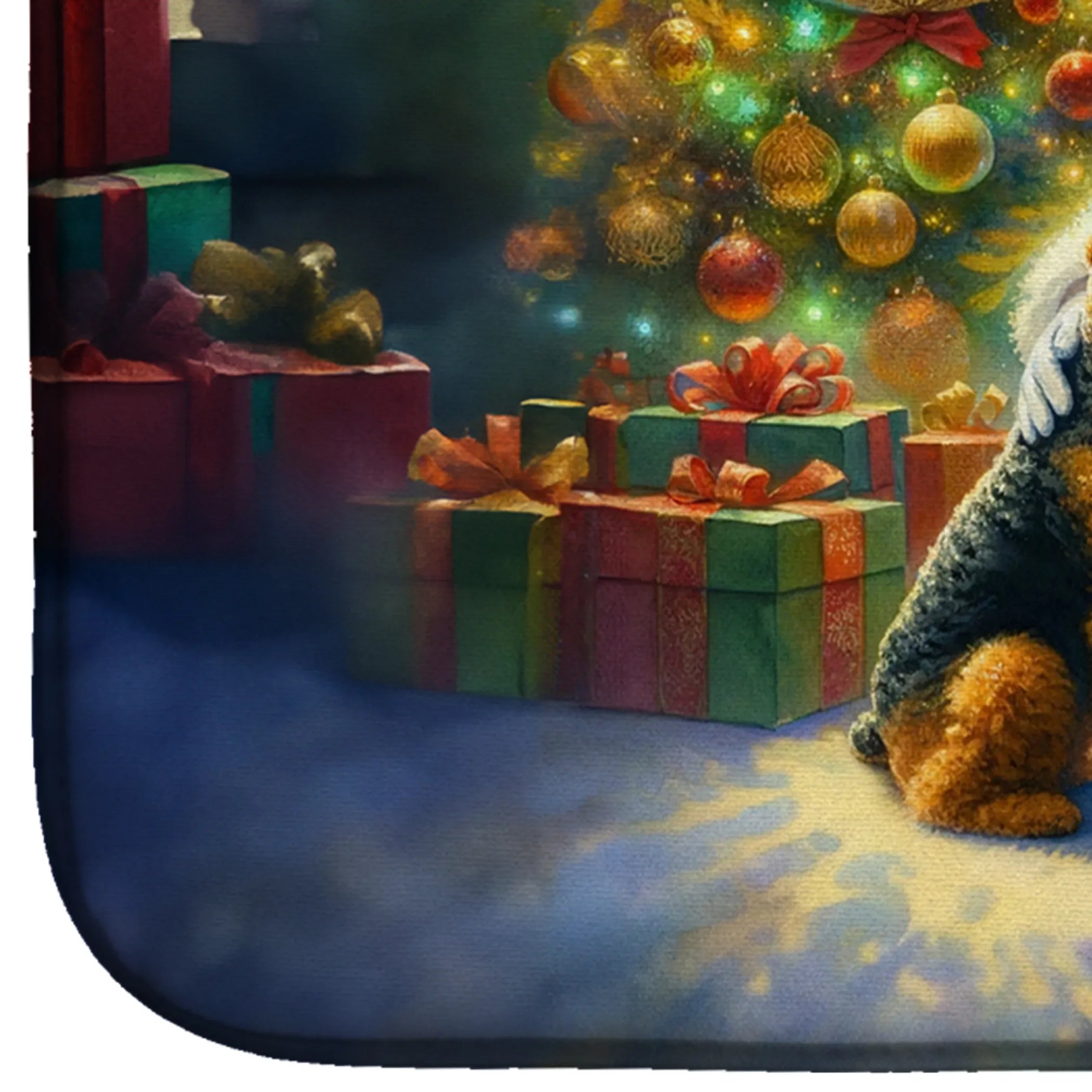 Moments with Santa Dish Drying Mat - Size: 14  X 21" | Pack Of: 1 | Collection name: Moments with santa