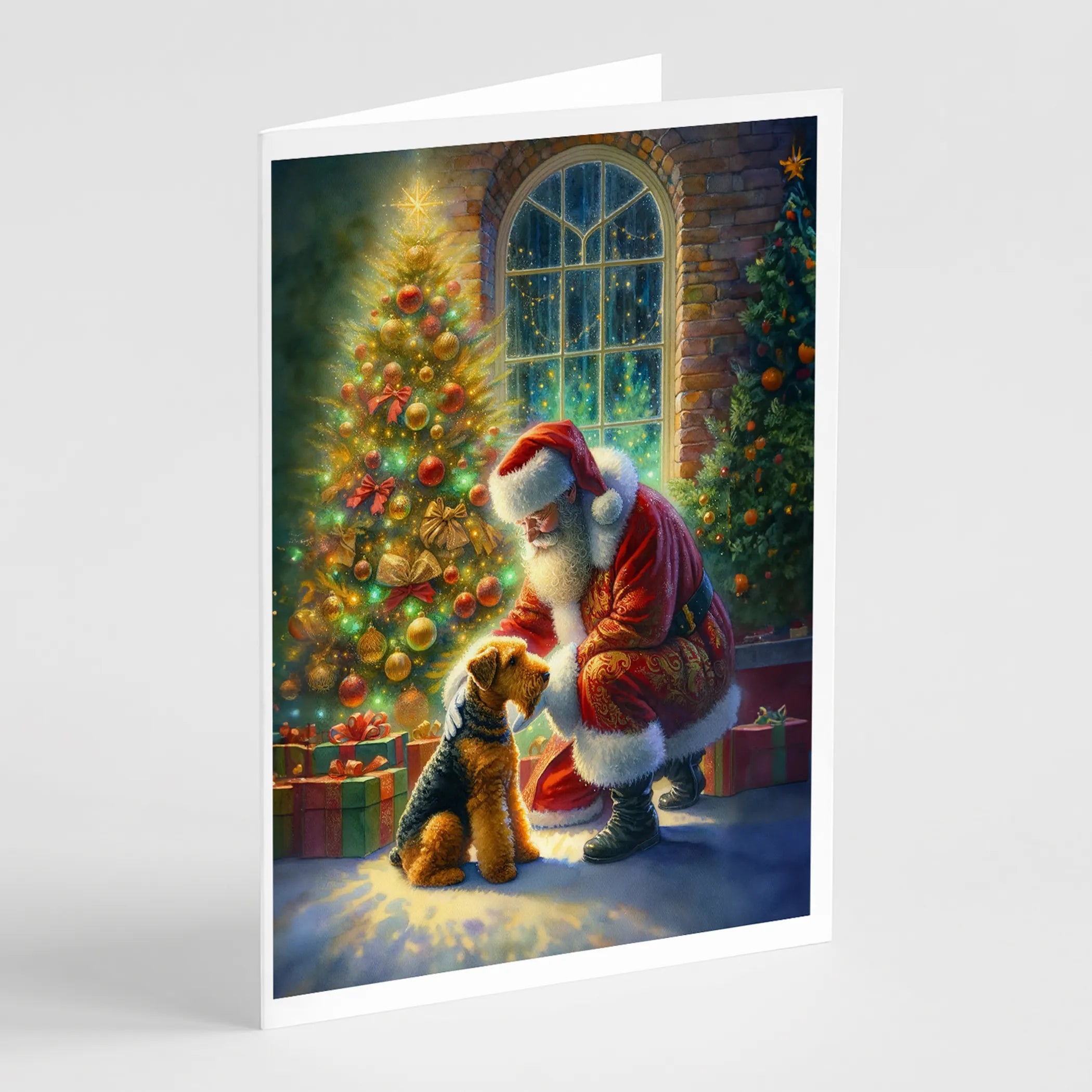 Moments with Santa Greeting Cards  - Size: 5X7 | Pack Of: 8 | Collection name: Moments with santa
