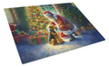Moments with Santa Glass Cutting Board - Size: LARGE | Pack Of: 1 | Collection name: Moments with santa