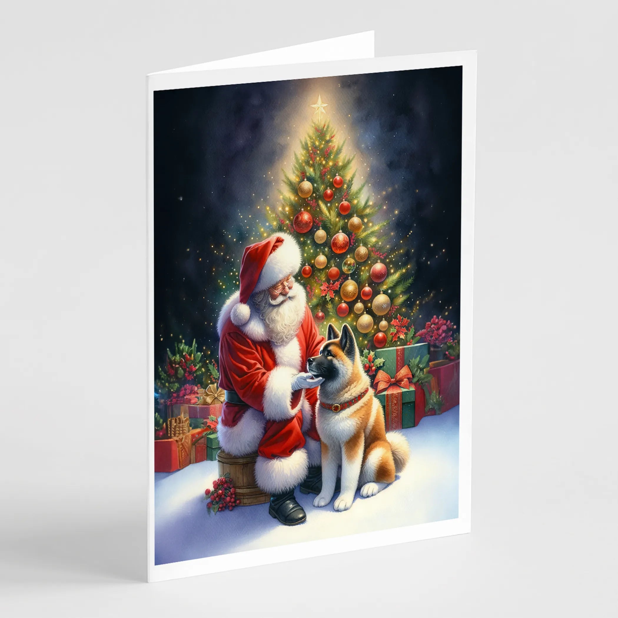 Moments with Santa Greeting Cards  - Size: 5X7 | Pack Of: 8 | Collection name: Moments with santa