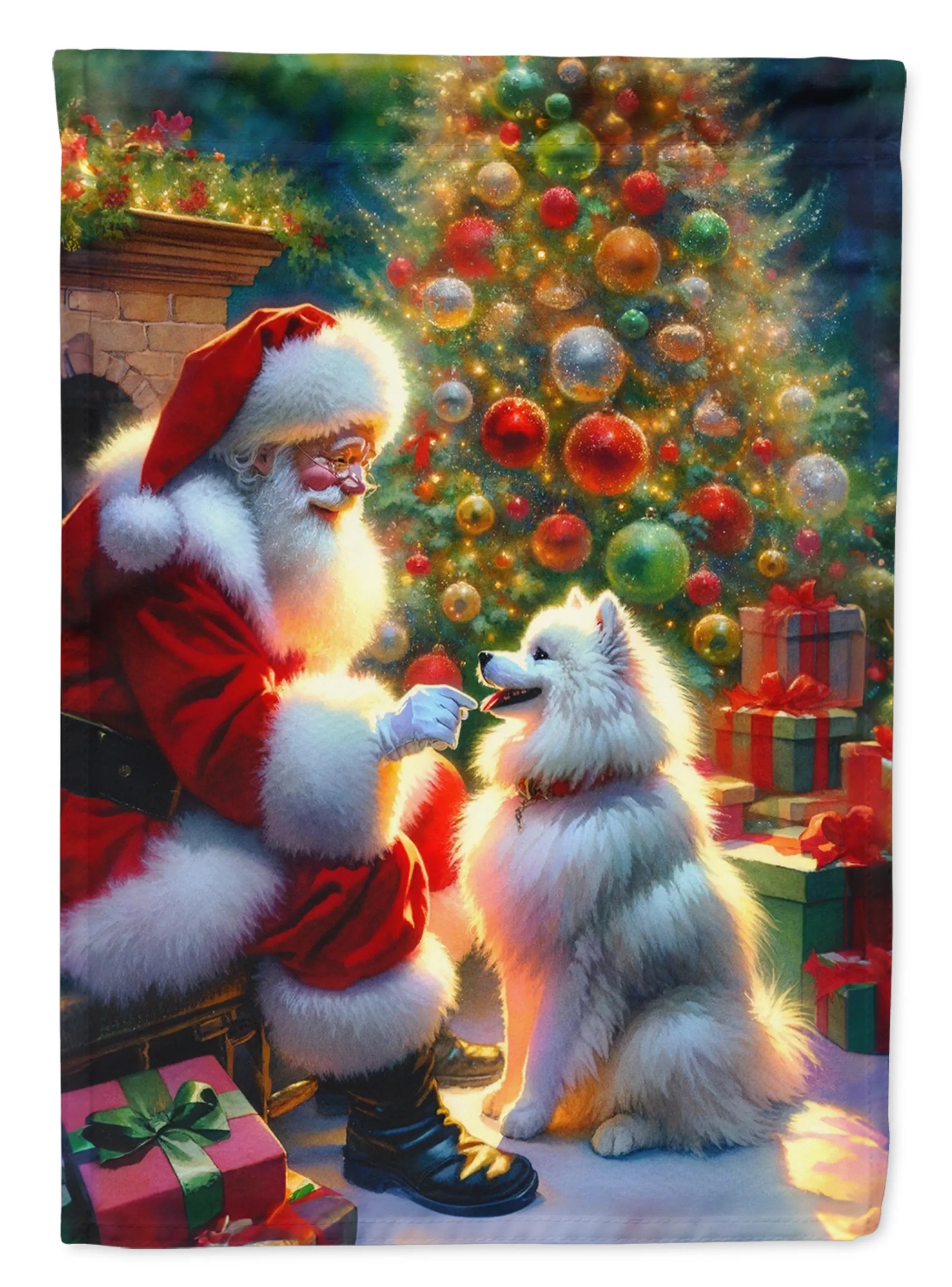 Moments with Santa Decorative Flag - Size: GARDEN SIZE | Pack Of: 1 | Collection name: Moments with santa
