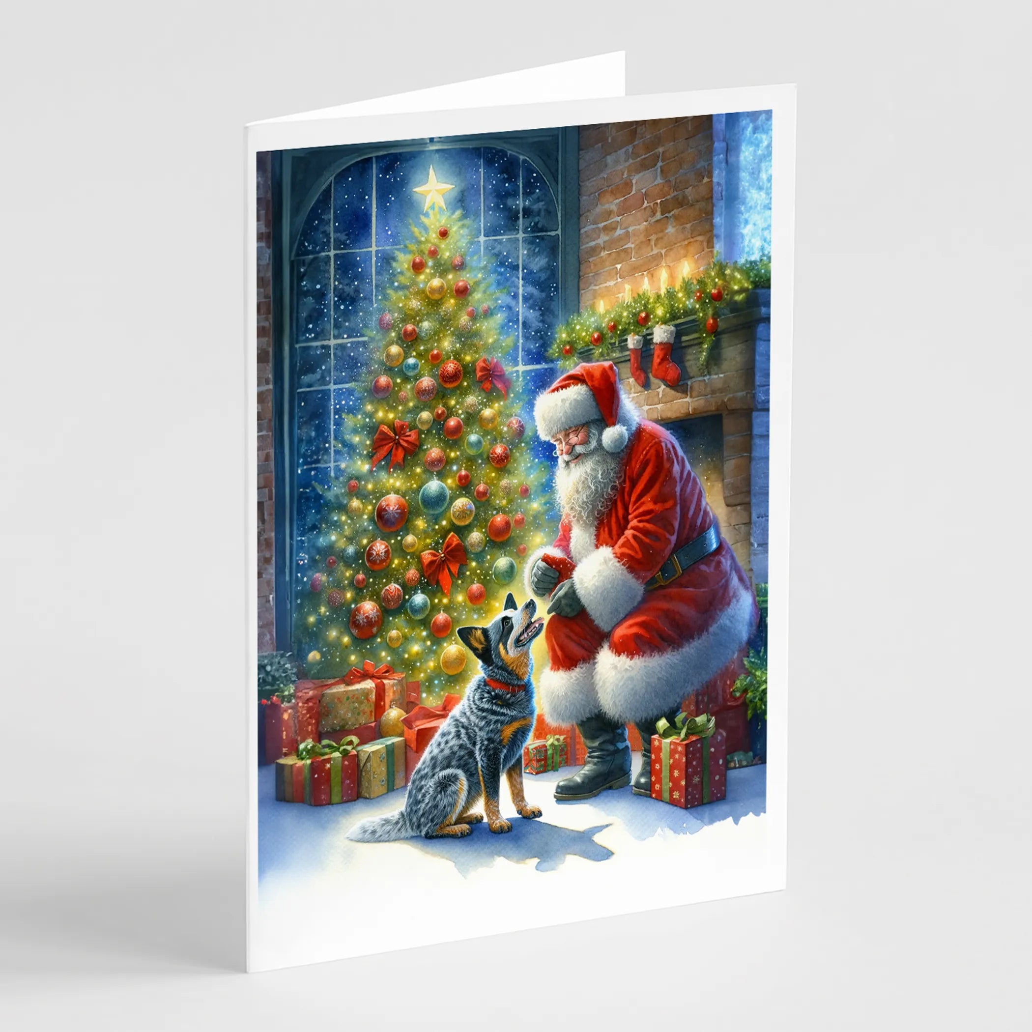 Moments with Santa Greeting Cards  - Size: 5X7 | Pack Of: 8 | Collection name: Moments with santa